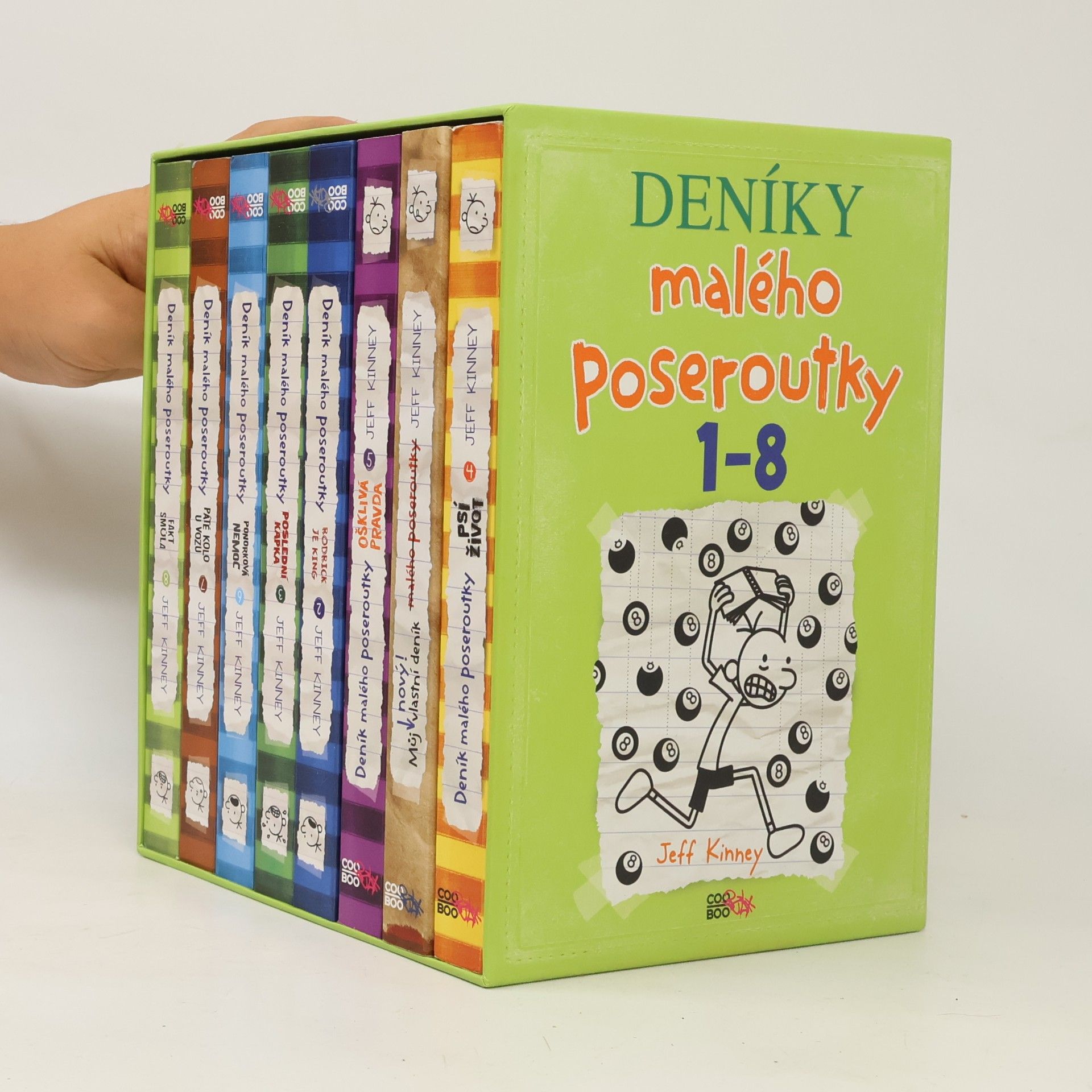 Jeff Kinney Deník malého poseroutky 1-8 (box)