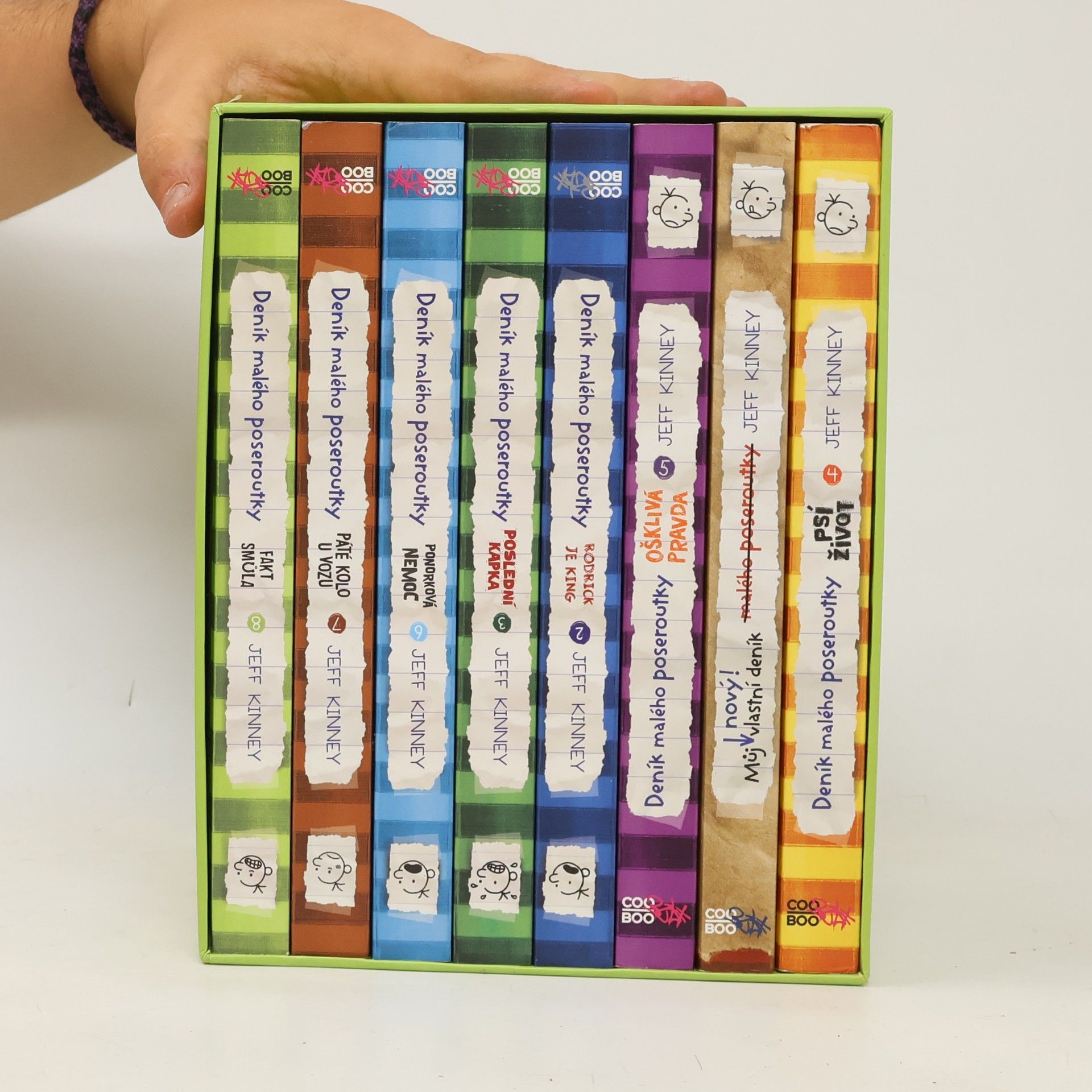 Jeff Kinney Deník malého poseroutky 1-8 (box)