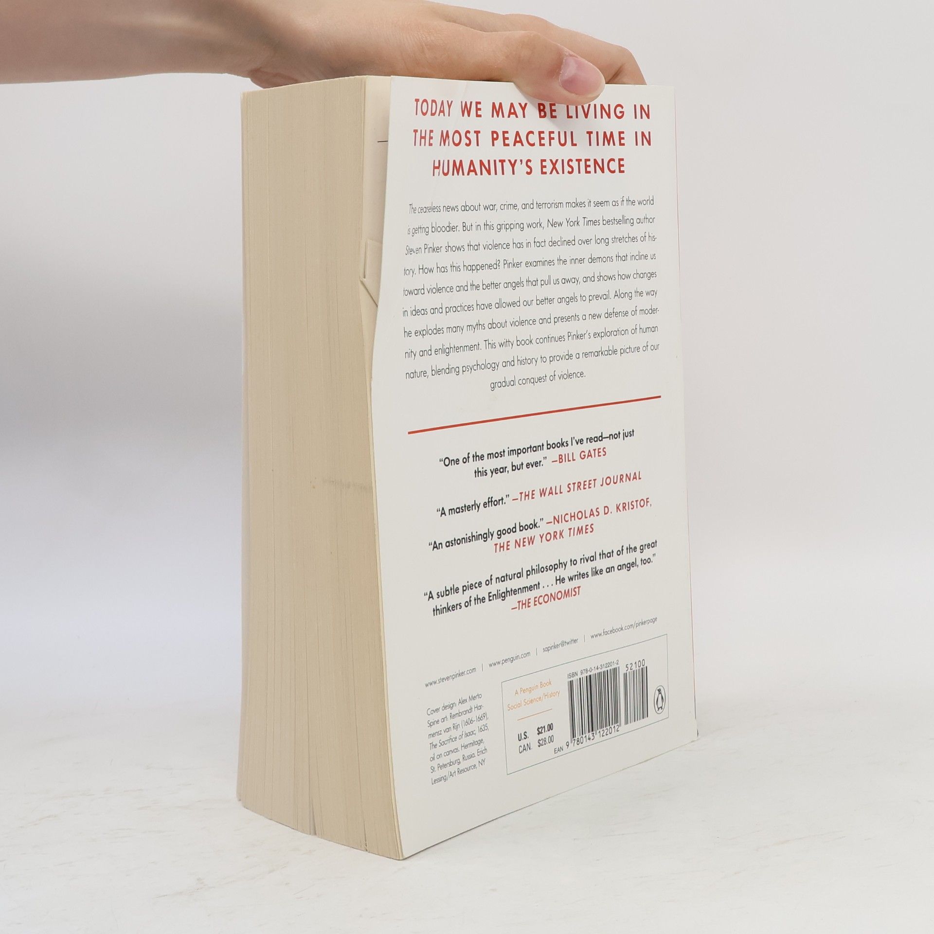 Steven Pinker The better angels of our nature : why violence has declined