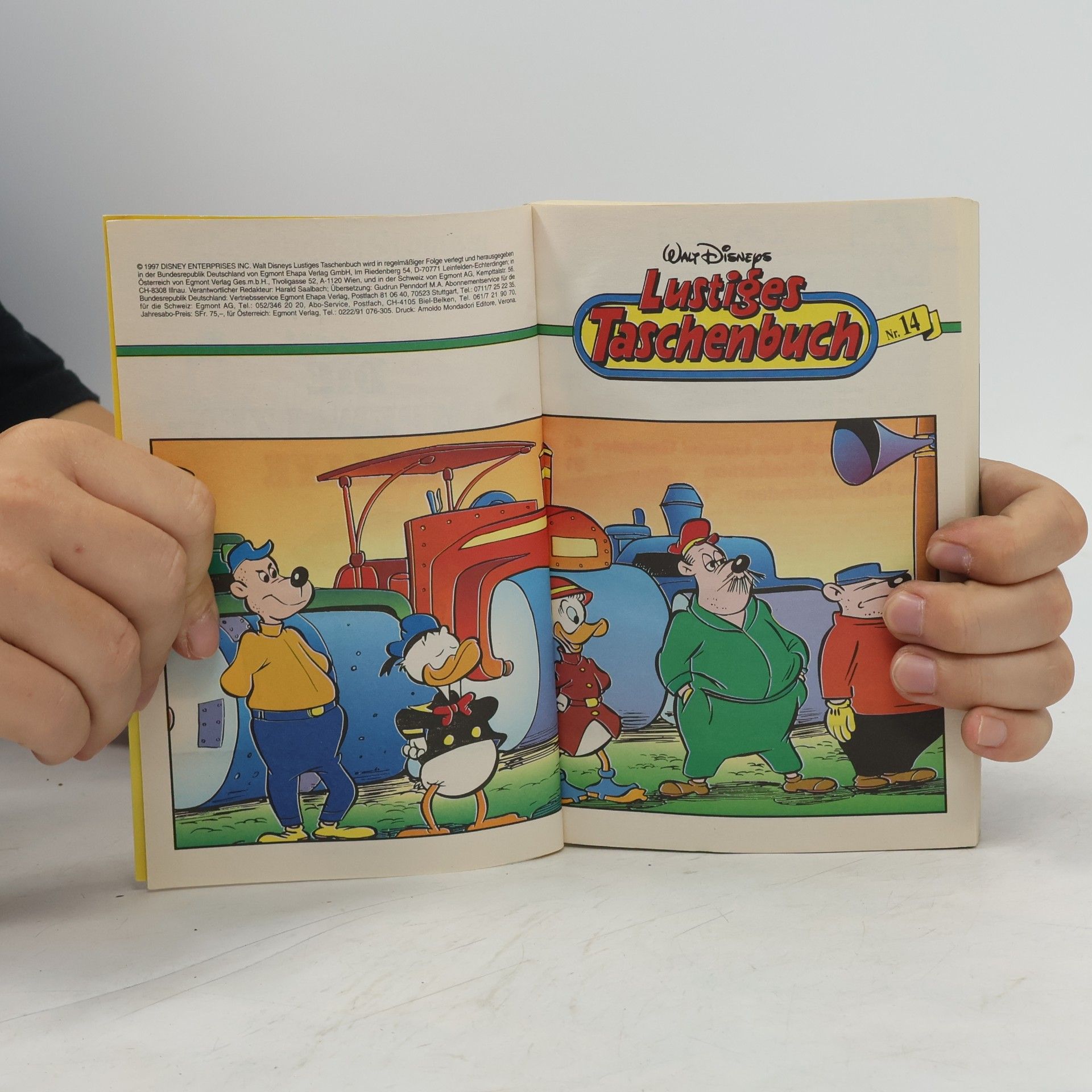Walt Disney Lustiges Taschenbuch 14. Die Dampfwalzen-Rallye