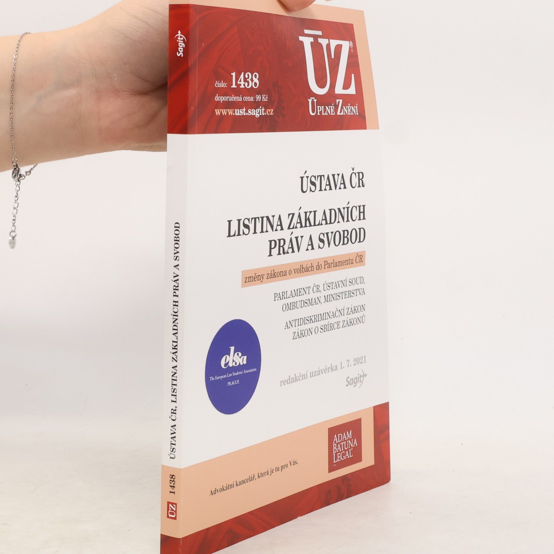 Autorenkollektiv ÚZ 1438. Ústava ČR, Listina základních práv a svobod