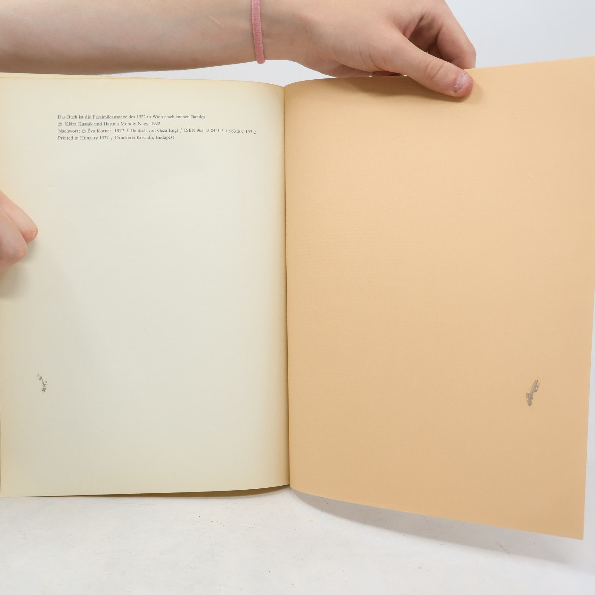 Lajos Kassák Buch neuer Künstler: Faksimile der 1922 erschienenen Erstausgabe