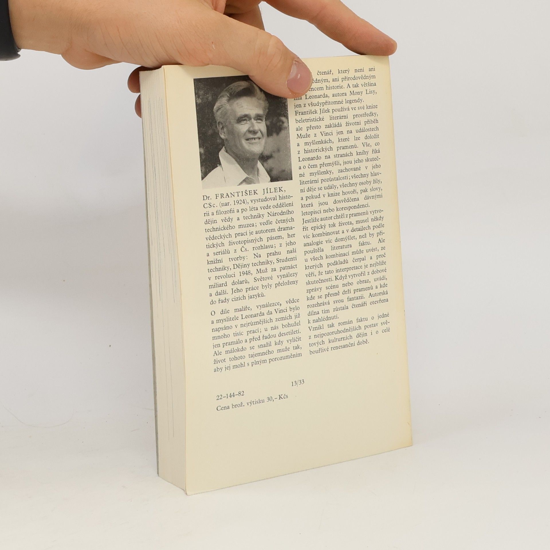 František Jílek Muž z Vinci