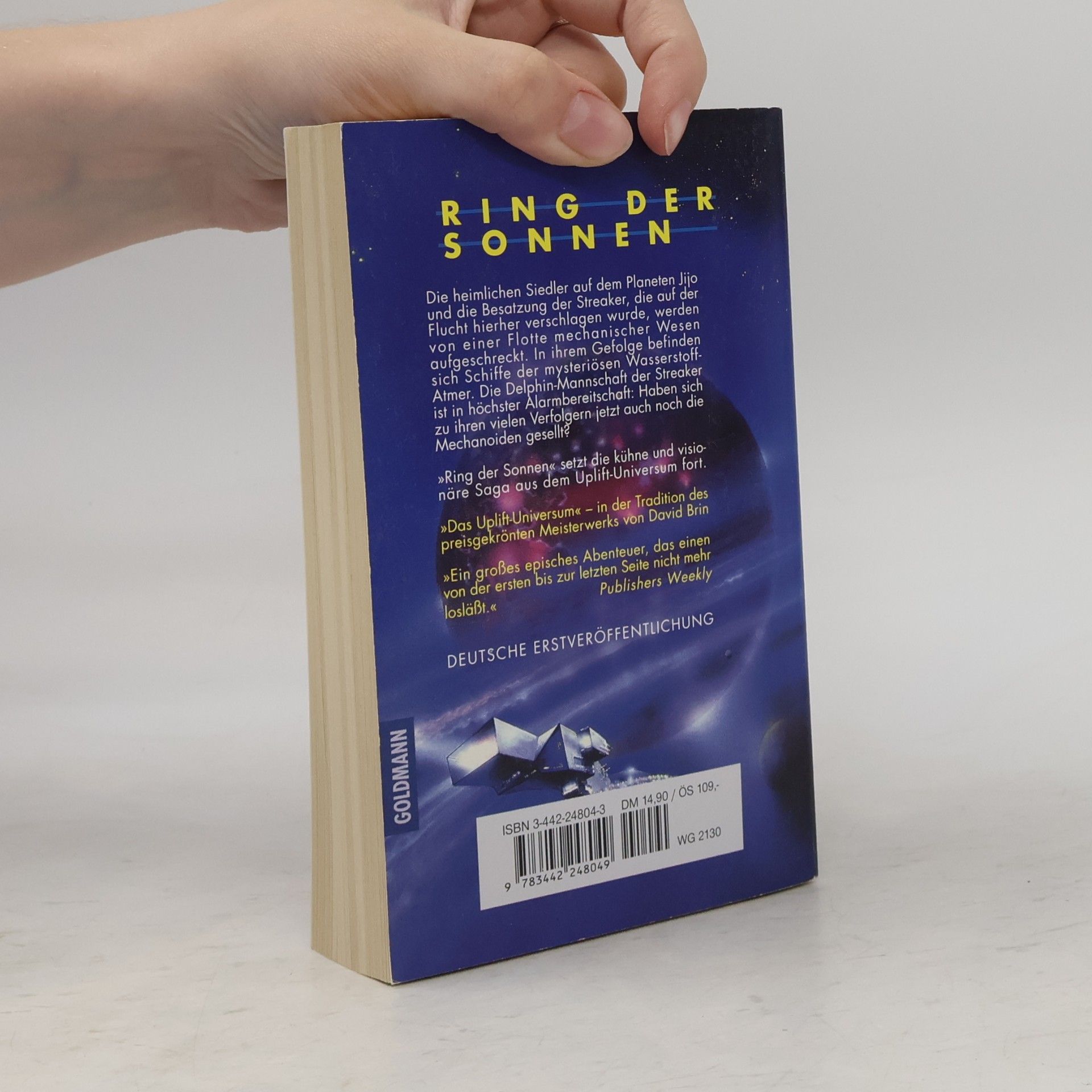 David Brin Das Uplift-Universum - 5: Ring der Sonnen. Roman. Aus d. Amerikan. v. Marc Bieger