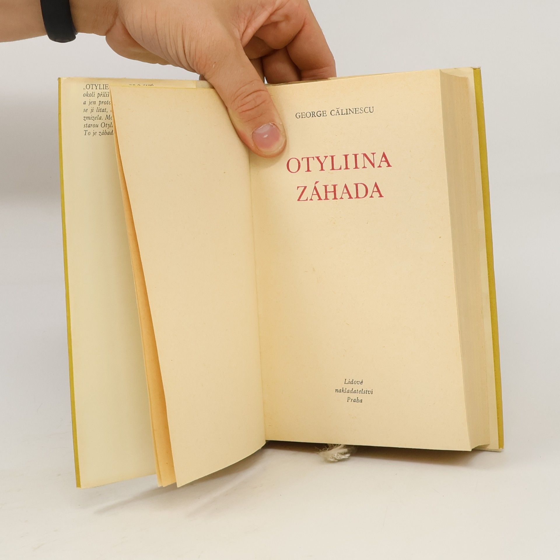 George Călinescu Otyliina záhada