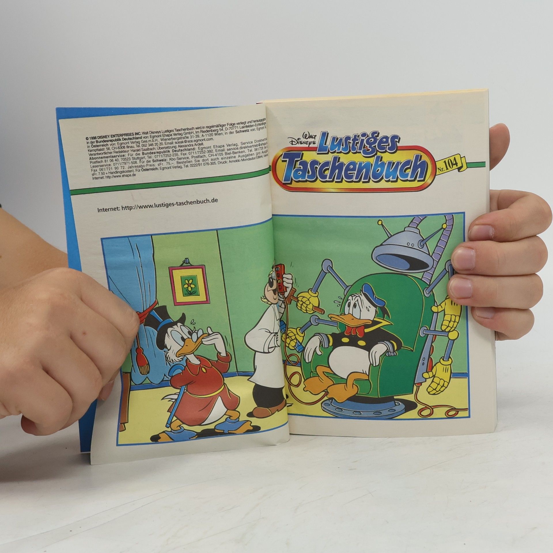 Walt Disney Lustiges Taschenbuch 104. Der magische Zylinder