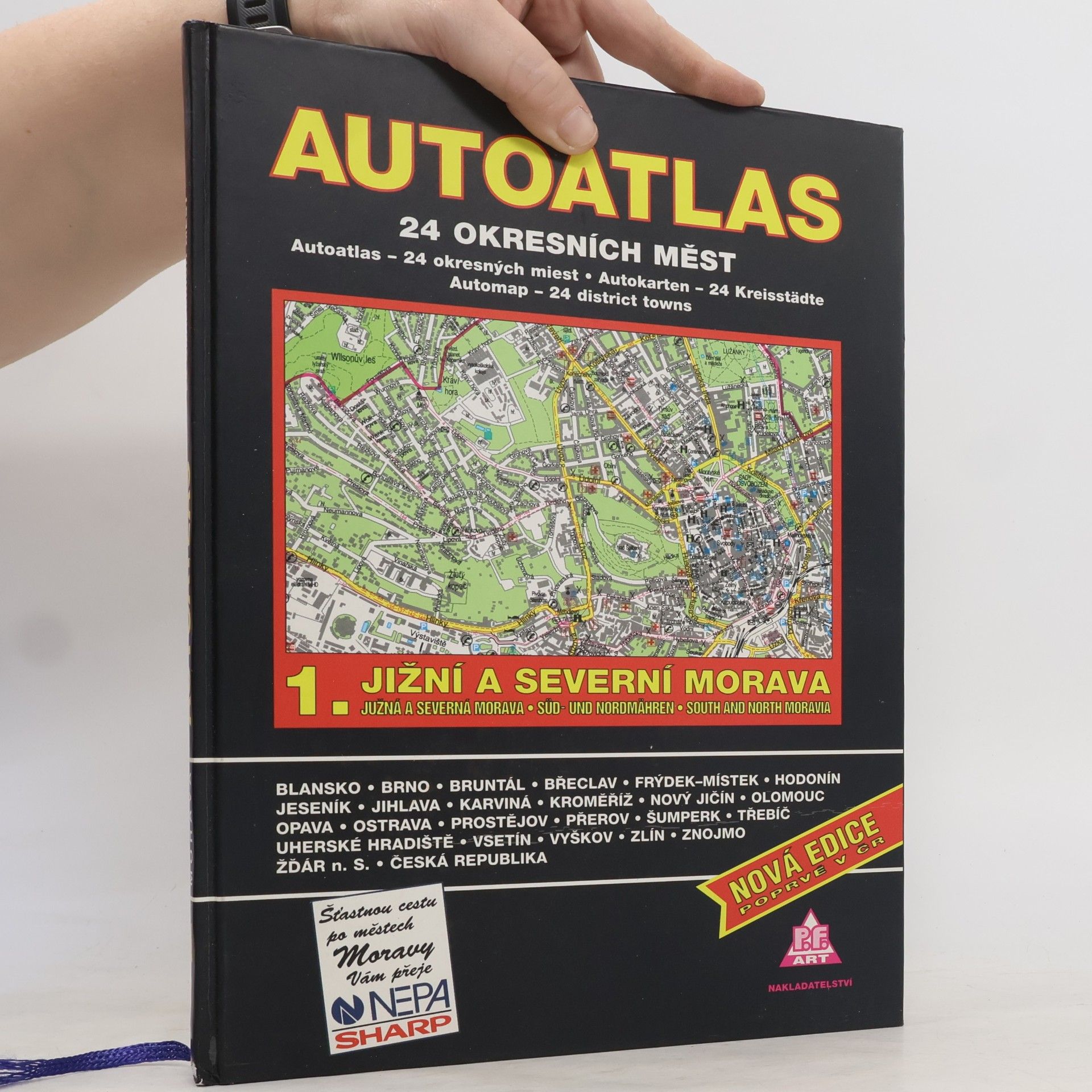 AA.VV. Autoatlas 1, Jižní a Severní Morava Jižní a Severní Morava