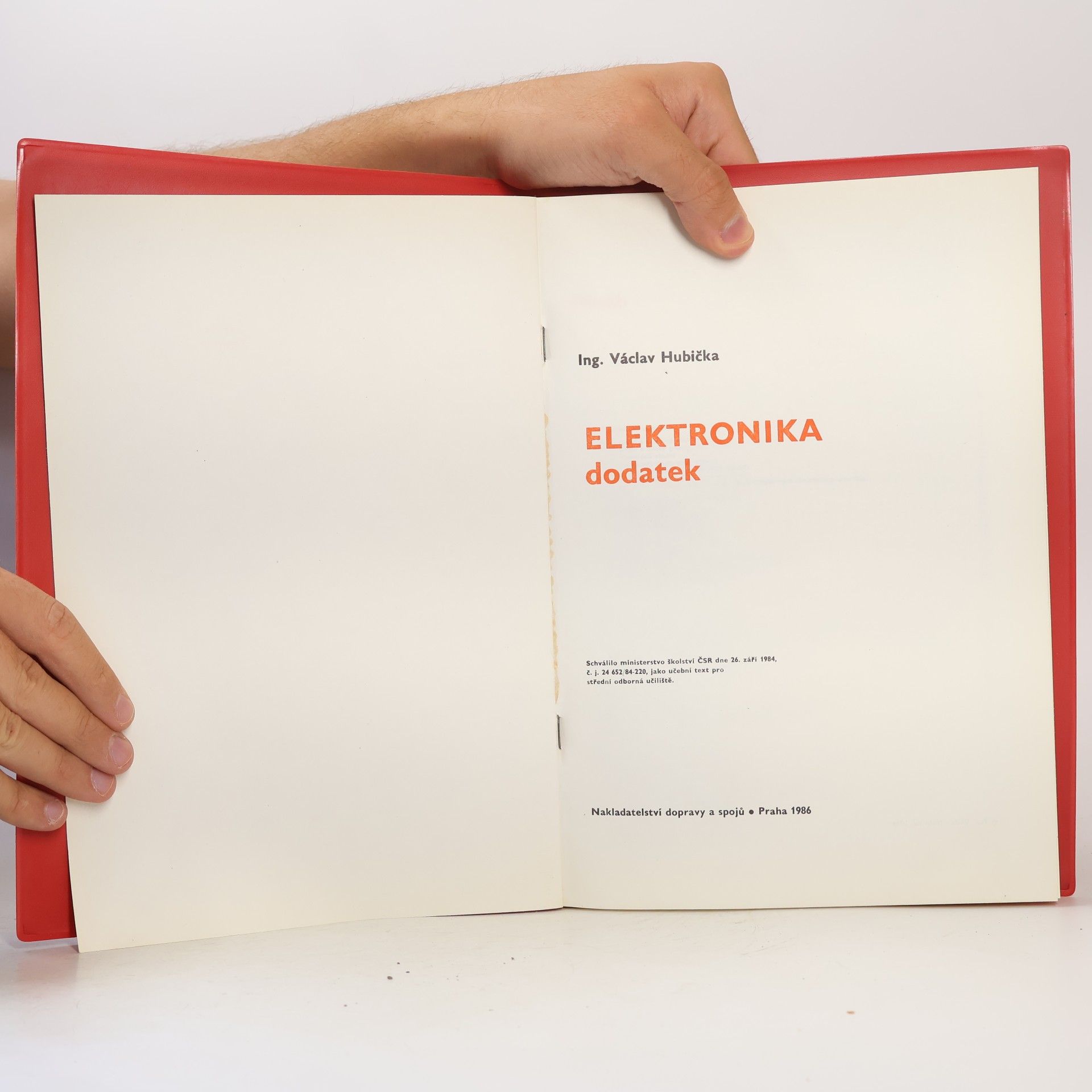 Václav Hubička Elektronika. dodatek
