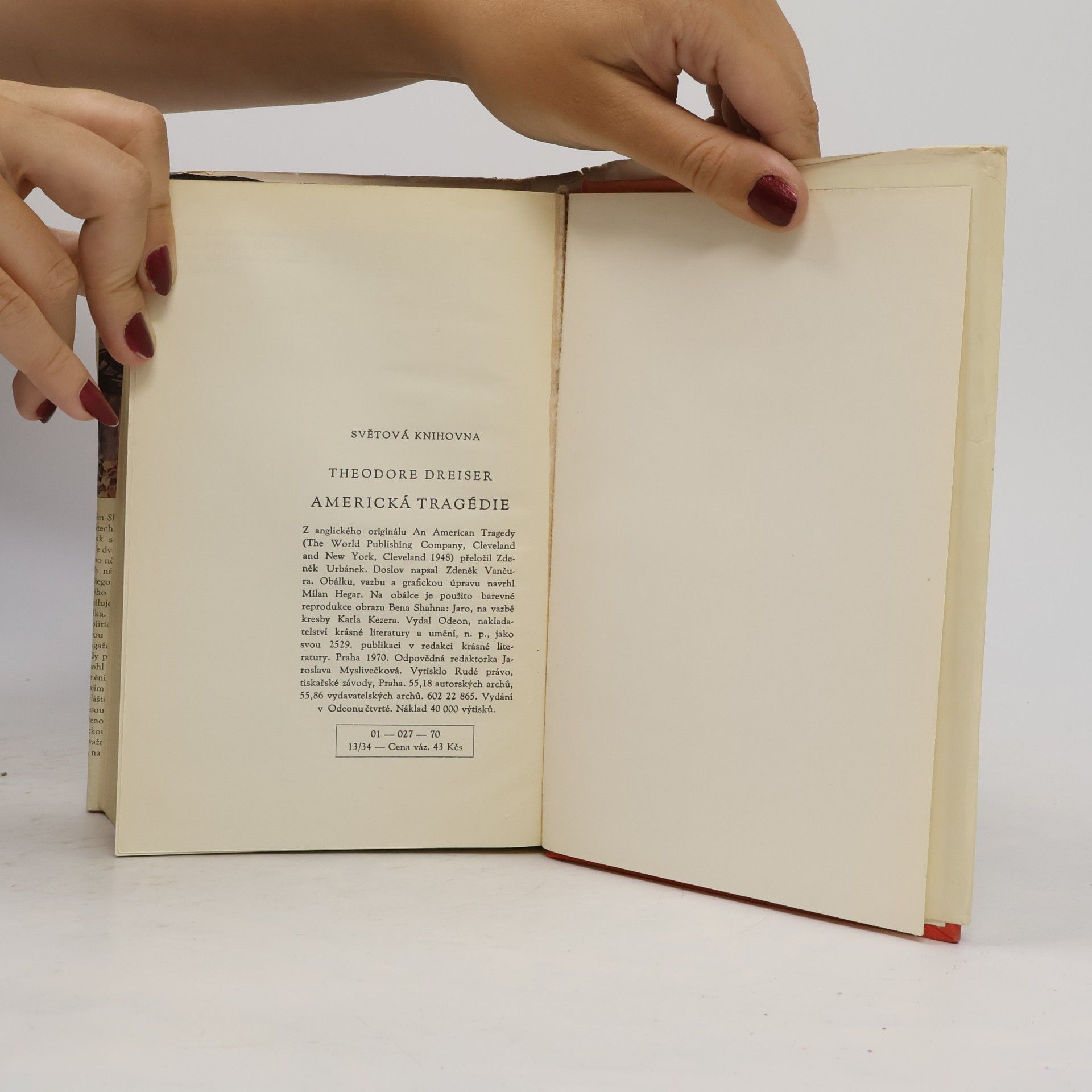 Theodore Dreiser Americká tragédie