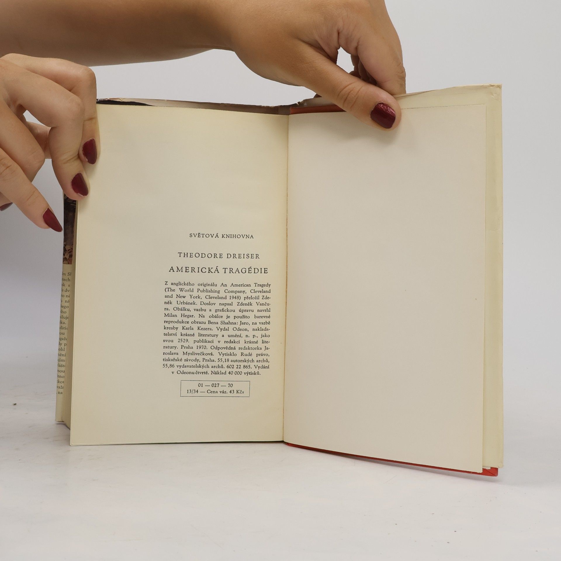 Theodore Dreiser Americká tragédie