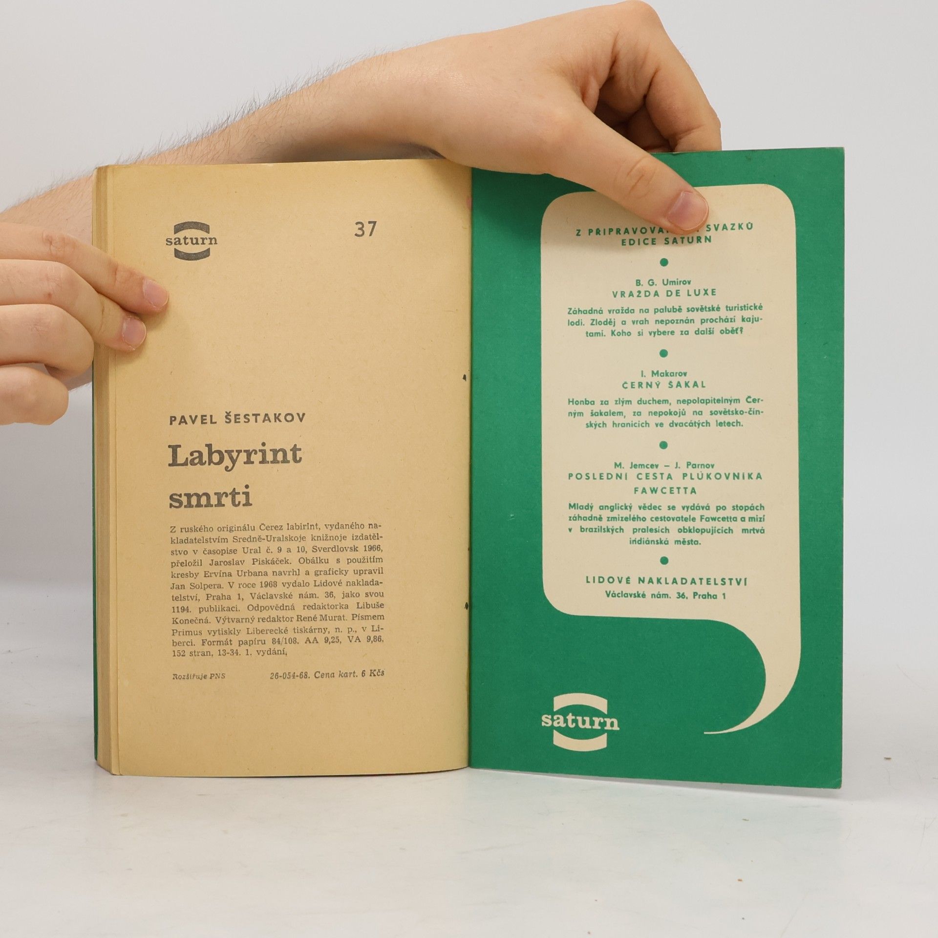 Pavel Aleksandrovič Šestakov Labyrint smrti