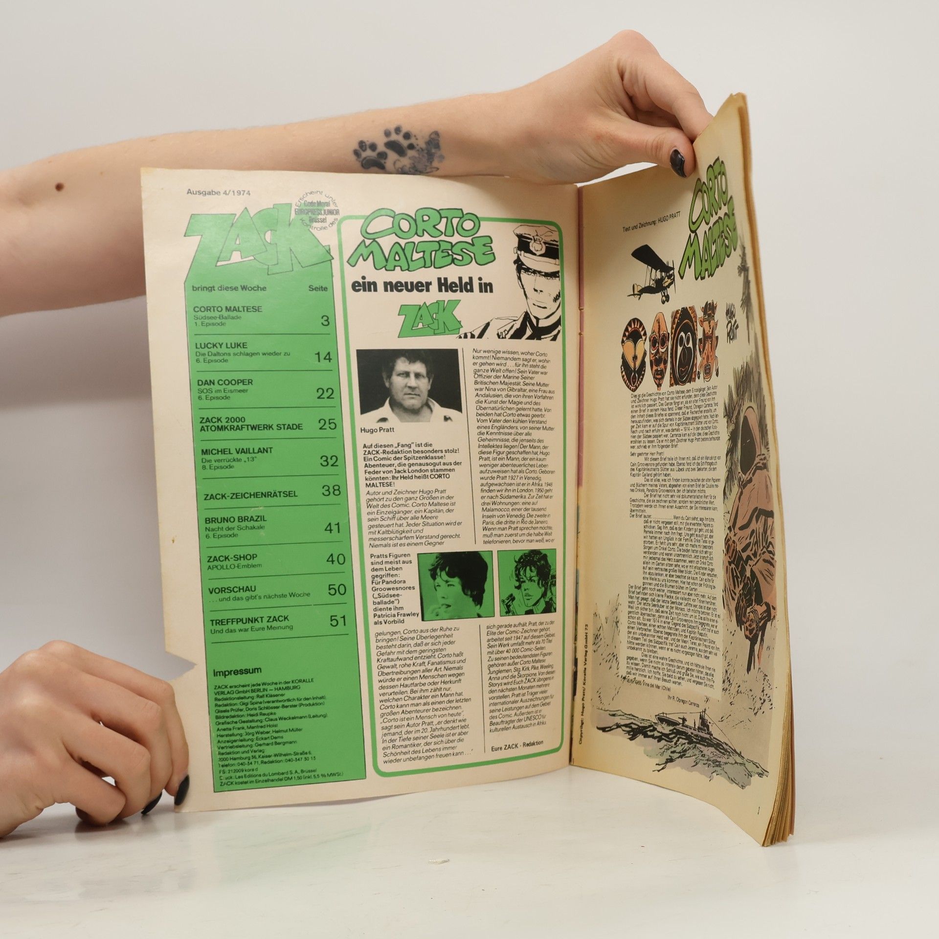 Autores varios Zack 4/1974