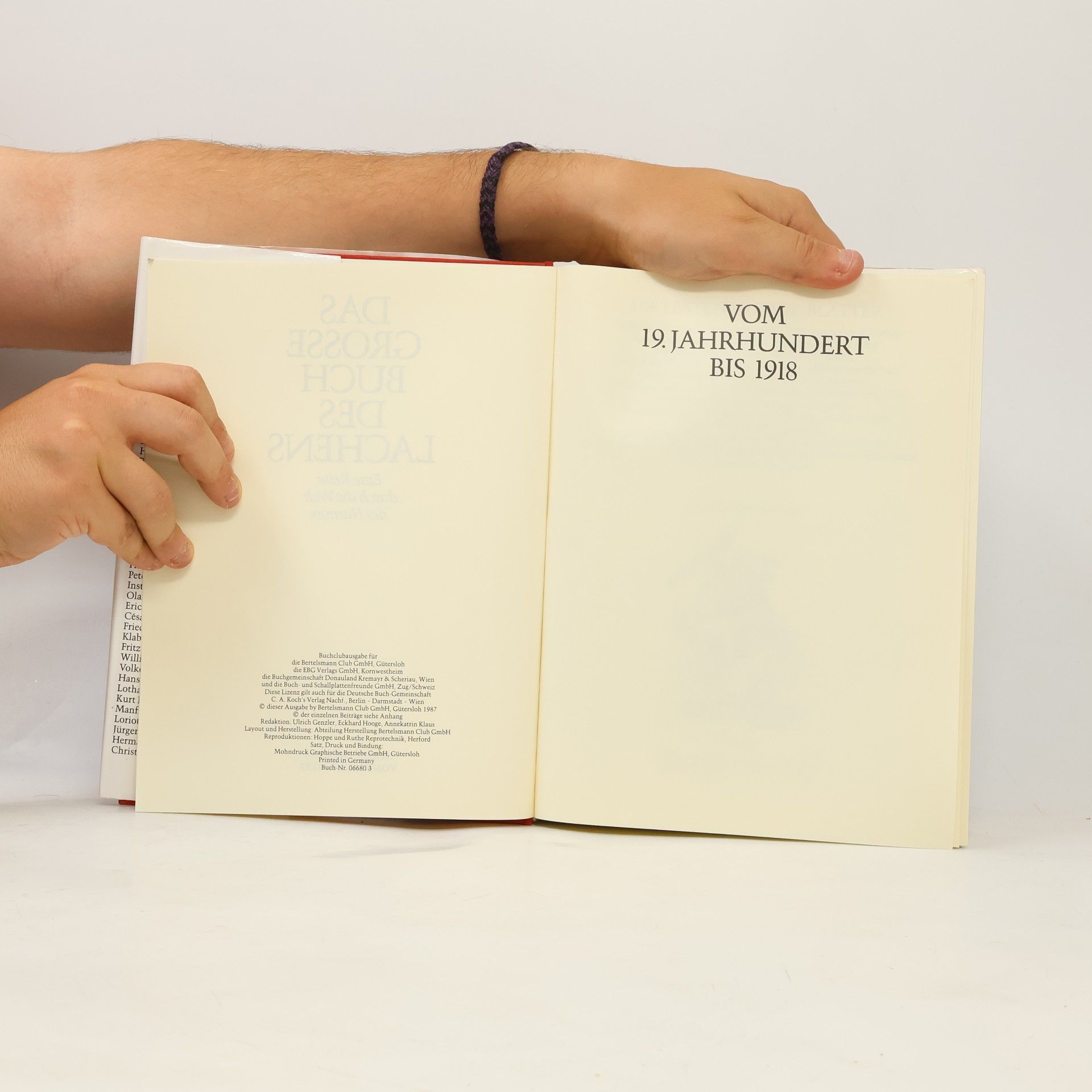 Various authors Das grosse Buch des Lachens
