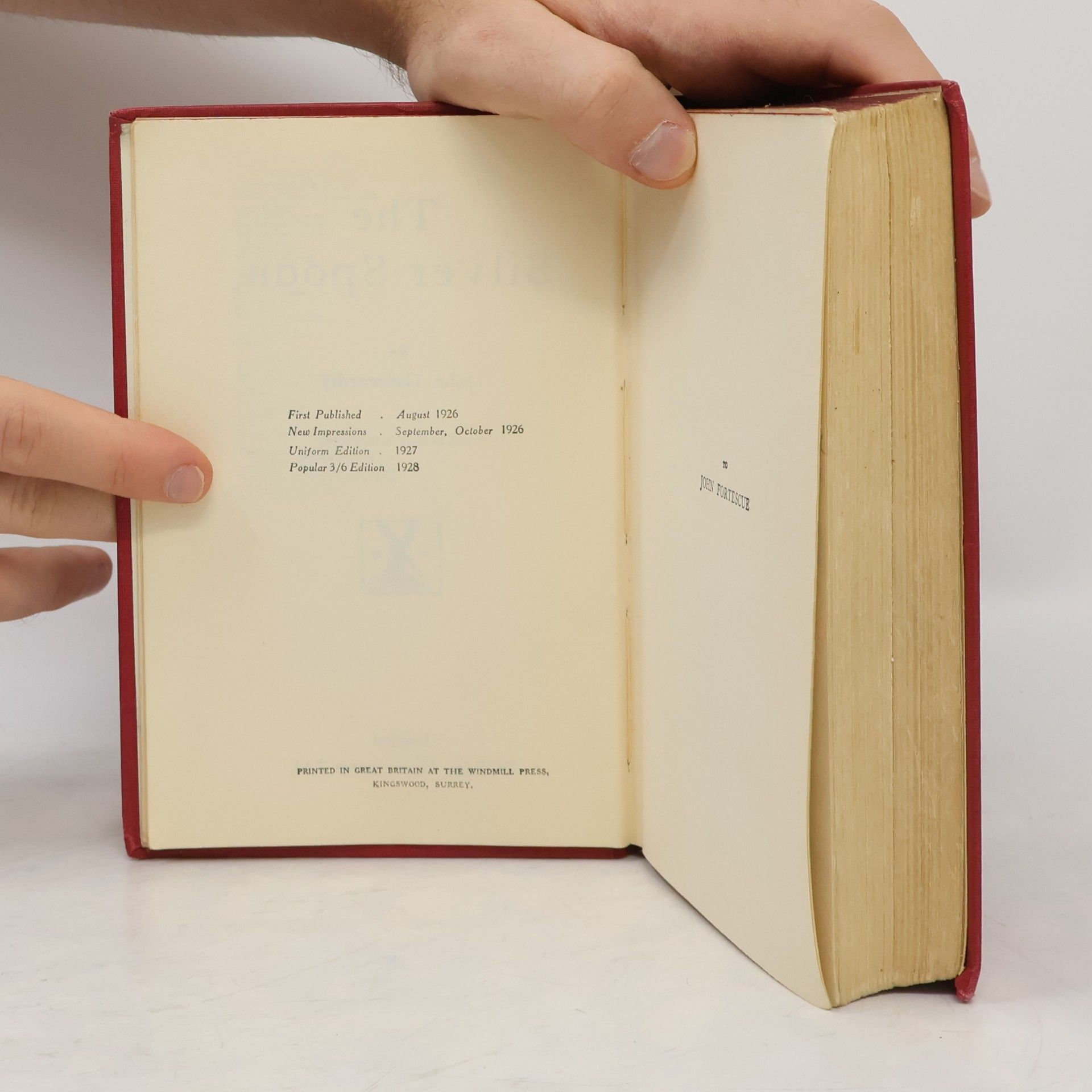 John Galsworthy The silver Spoon