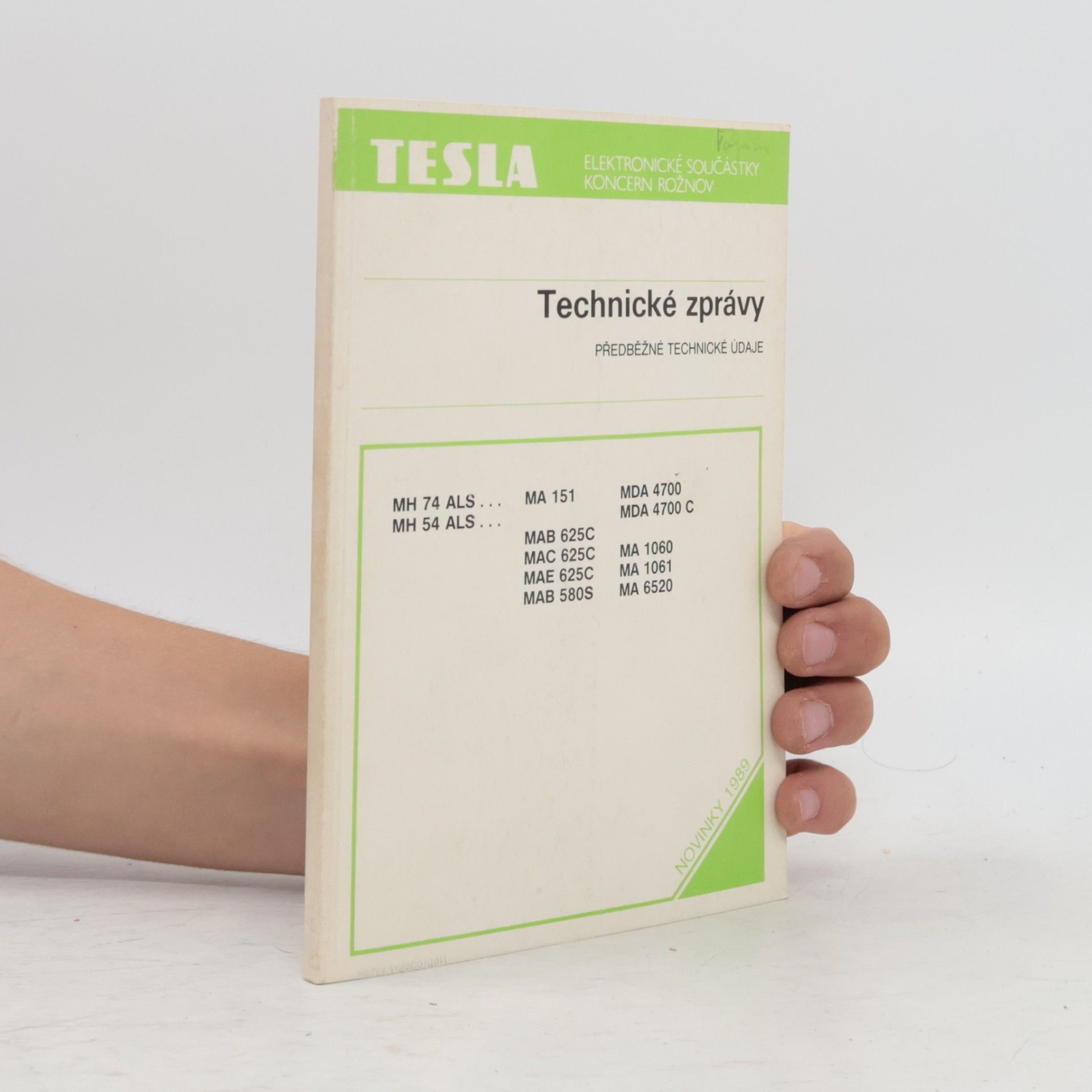 Autorenkollektiv Technické zprávy: novinky 1989