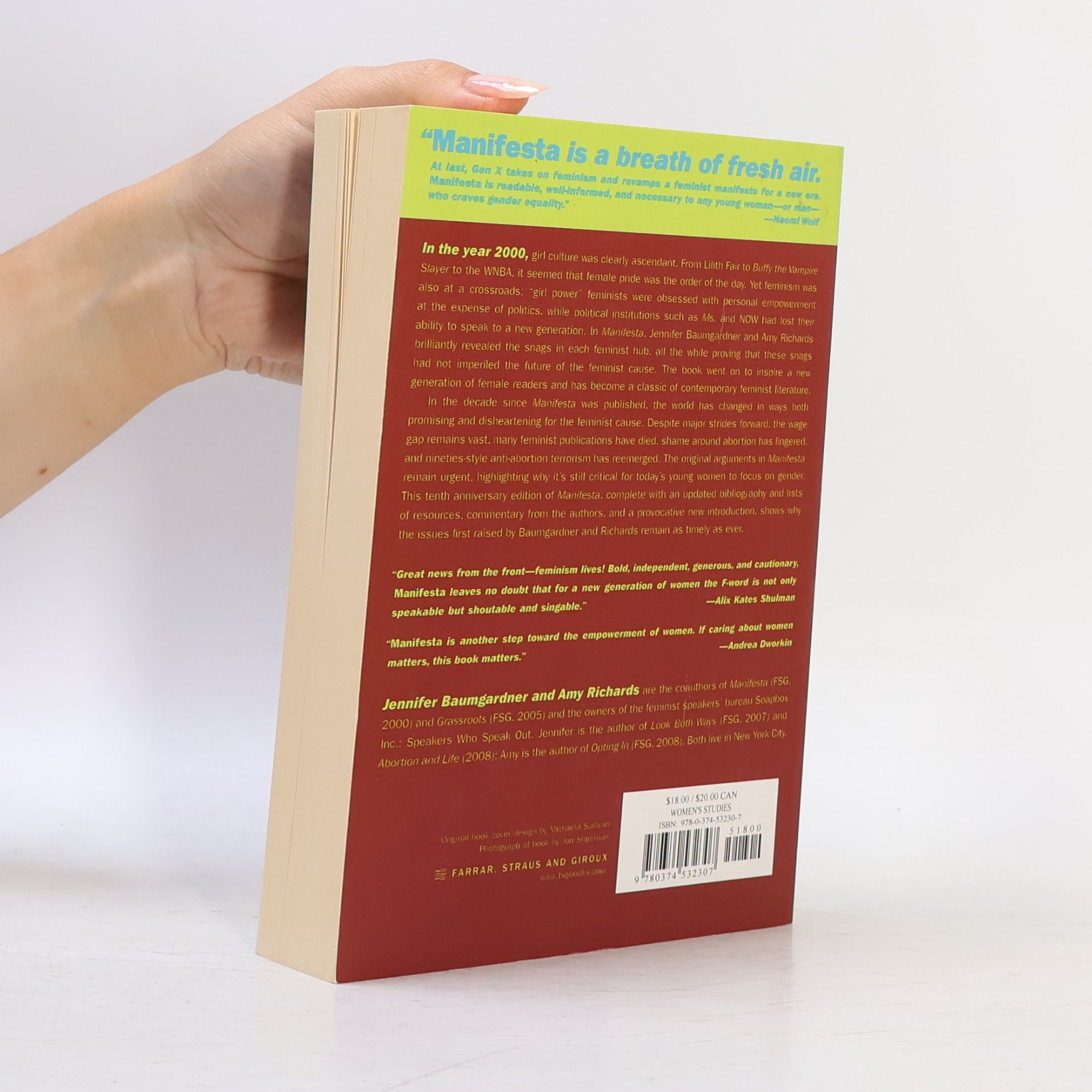 Jennifer Baumgardner Manifesta: Young Women, Feminism, and the Future [10th Anniversary Edition]