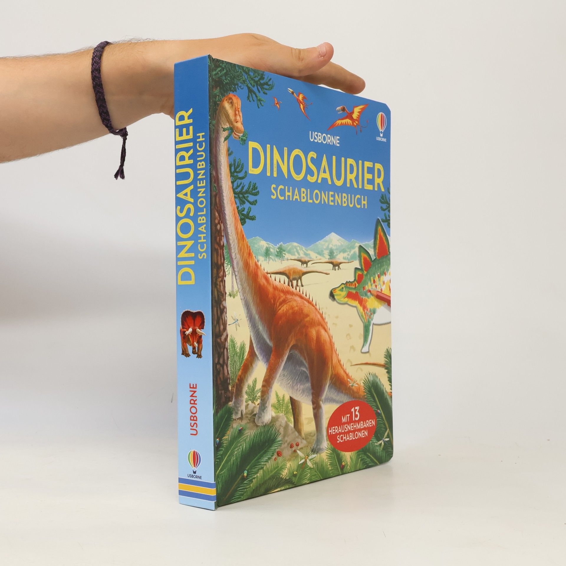 Dinosaurier Schablonenbuch