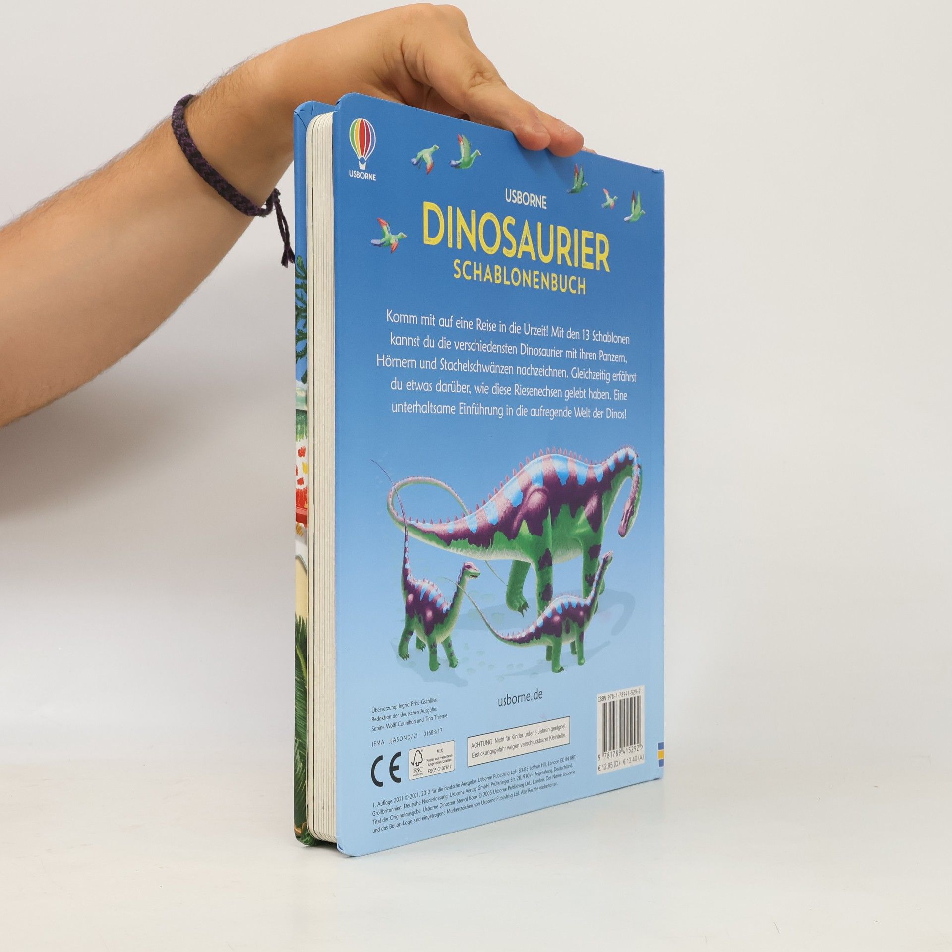 Alice Pearcey Dinosaurier Schablonenbuch
