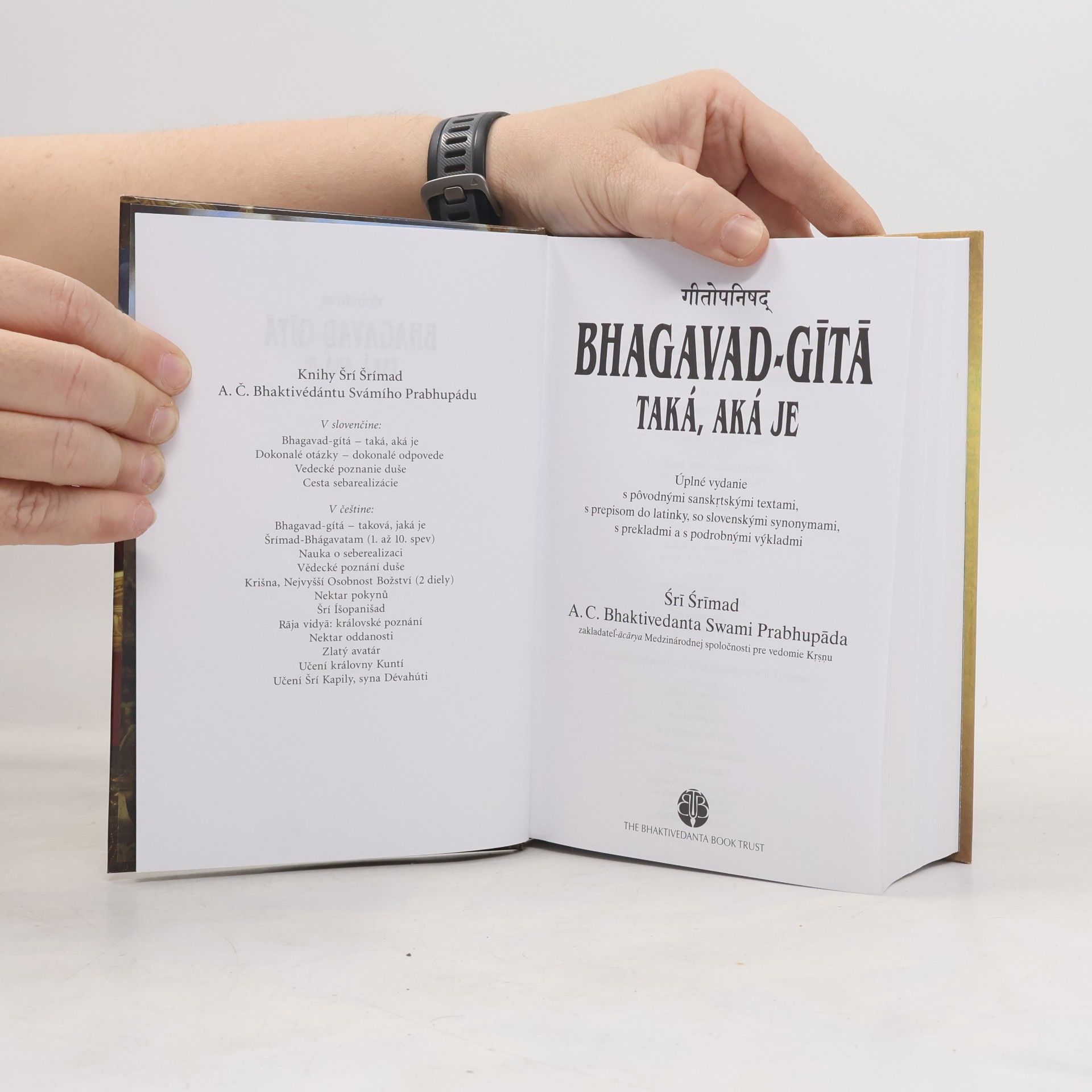 Šrí Šrímad A. Č. Bhaktivédanta Swami Prabhupáda Bhagavad-gītā taká, aká je