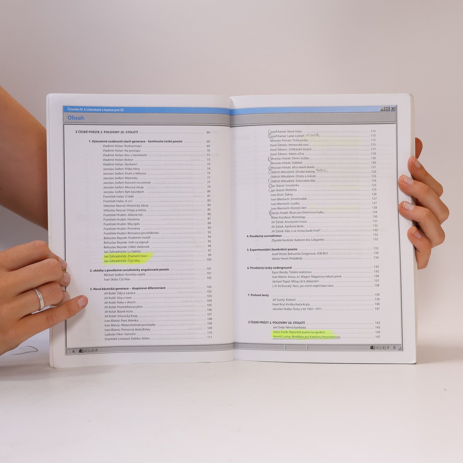 Marie Sochrová Čítanka IV. k Literatuře v kostce pro SŠ