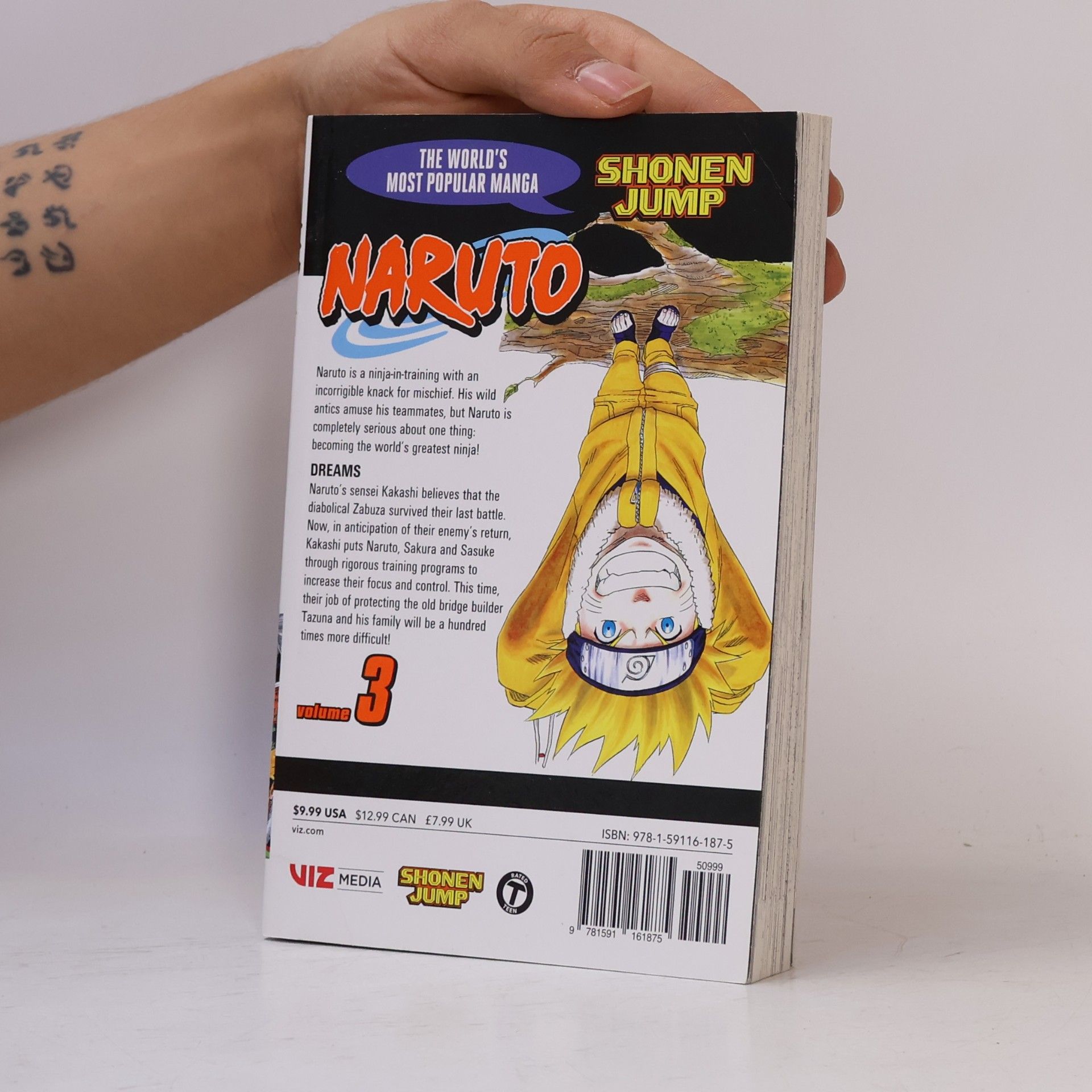 Masashi Kishimoto Naruto vol. 3