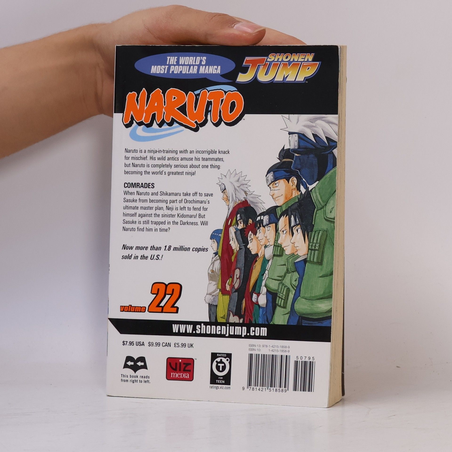 Masashi Kishimoto Naruto, Vol. 22