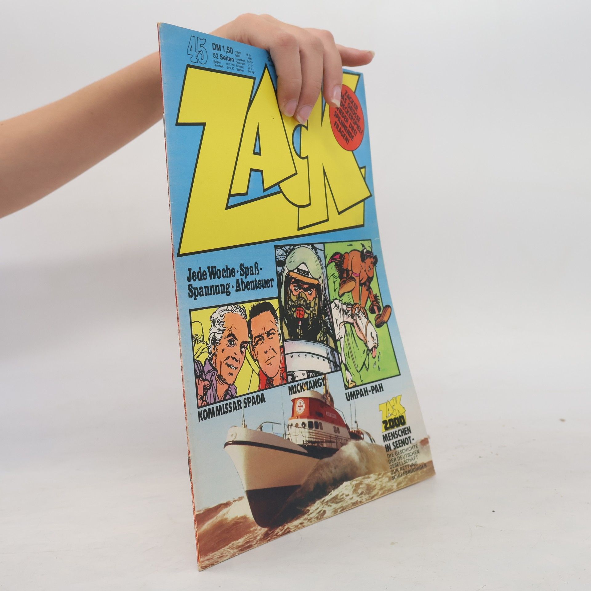 Autores varios Zack 45.Jede Woche. Spaß. Spannung. Abenteuer