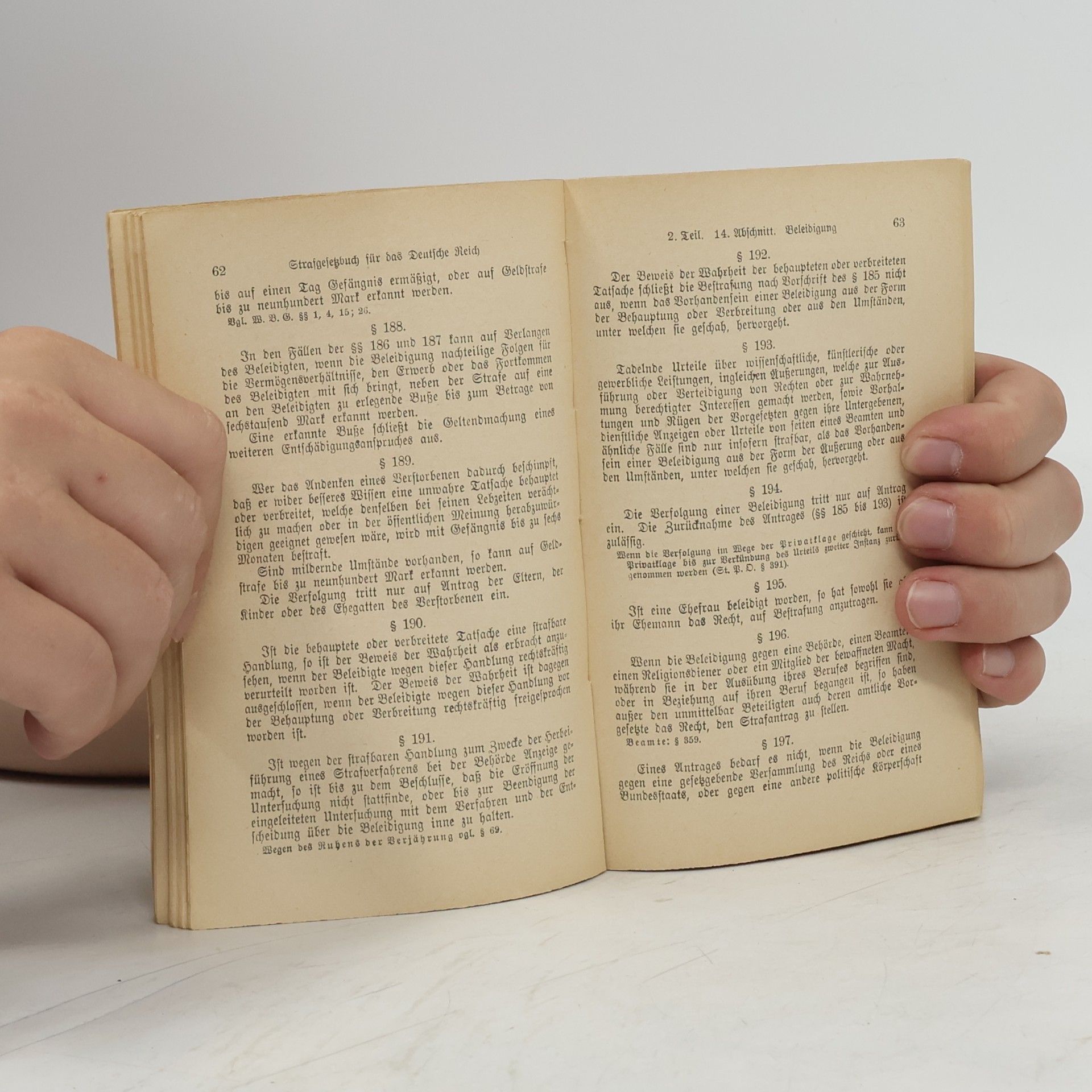 Autorenkollektiv Strafgesetzbuch für das Deutsche Reich