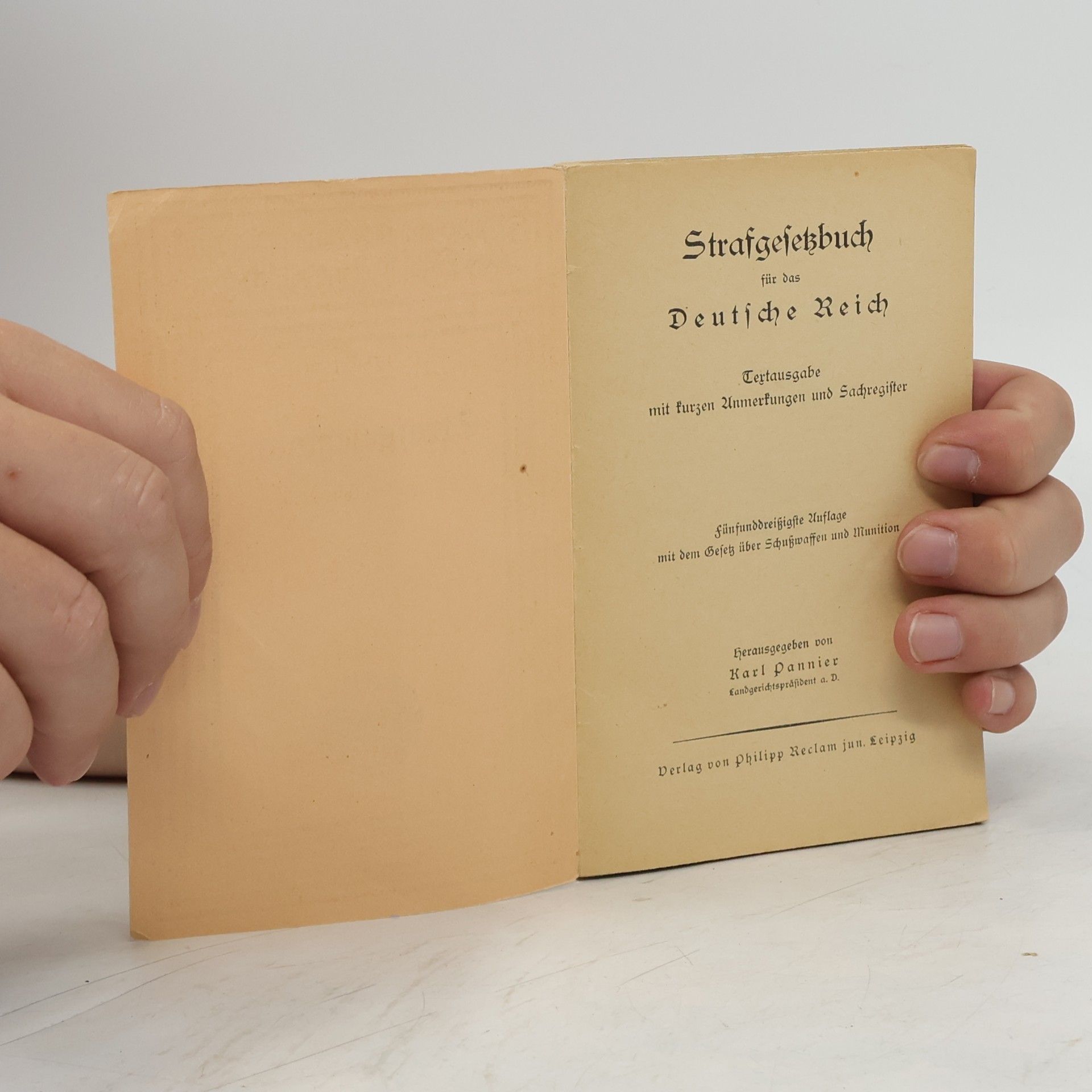 Autorenkollektiv Strafgesetzbuch für das Deutsche Reich