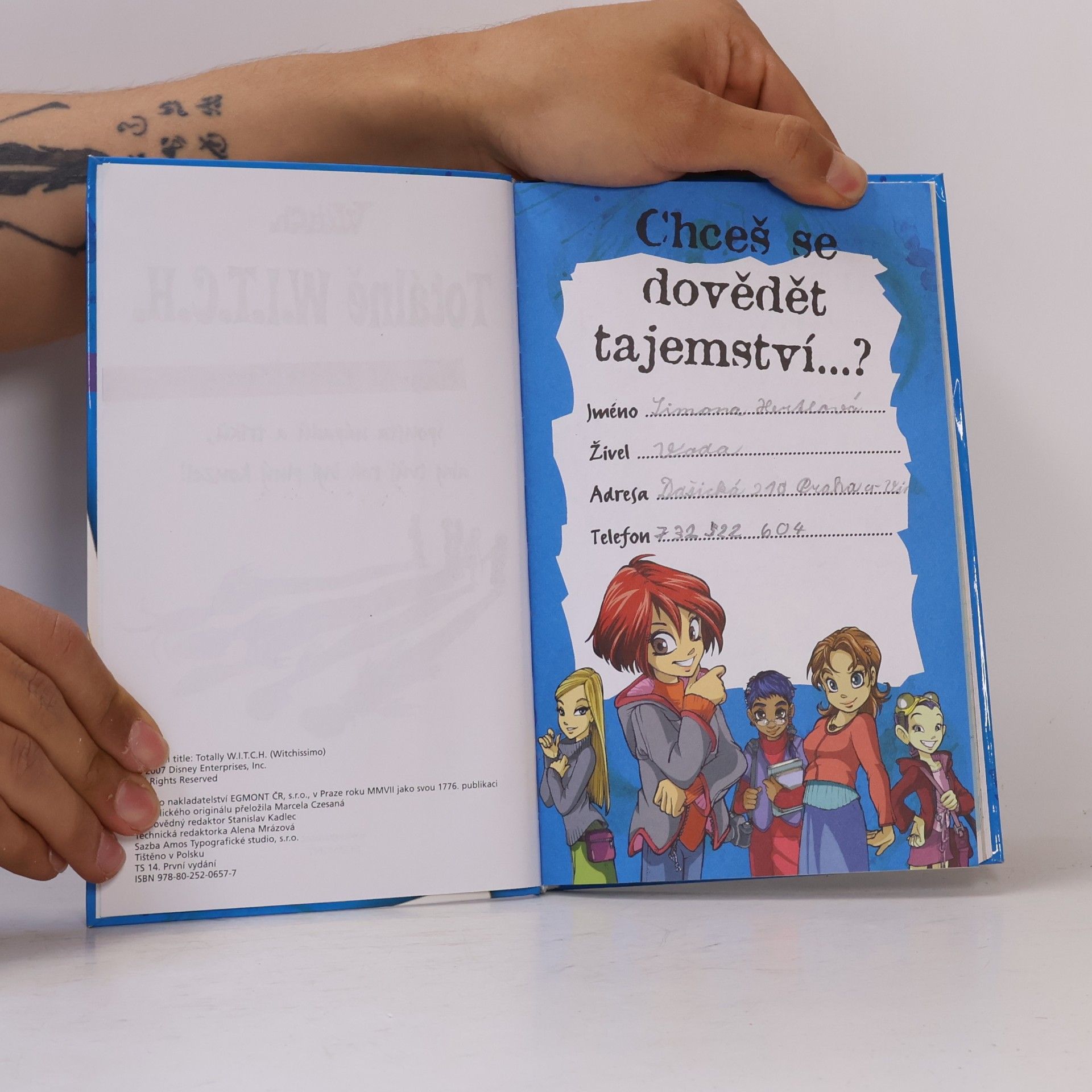Marcela Czesaná Totálně W.I.T.C.H. : magické rady čarodějek : spousta nápadů a triků, aby tvůj rok byl plný kouzel!