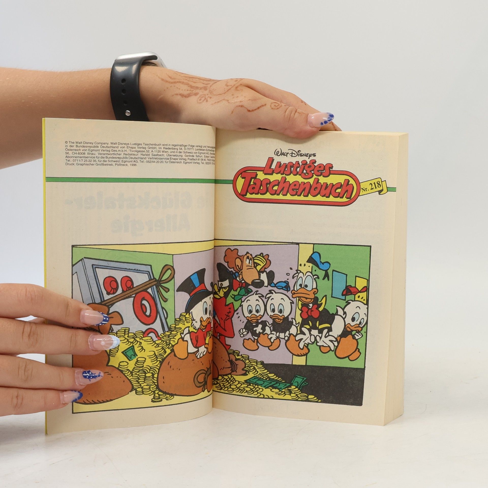 Walt Disney Lustiges Taschenbuch 218. Die Glückstaler-Allergie