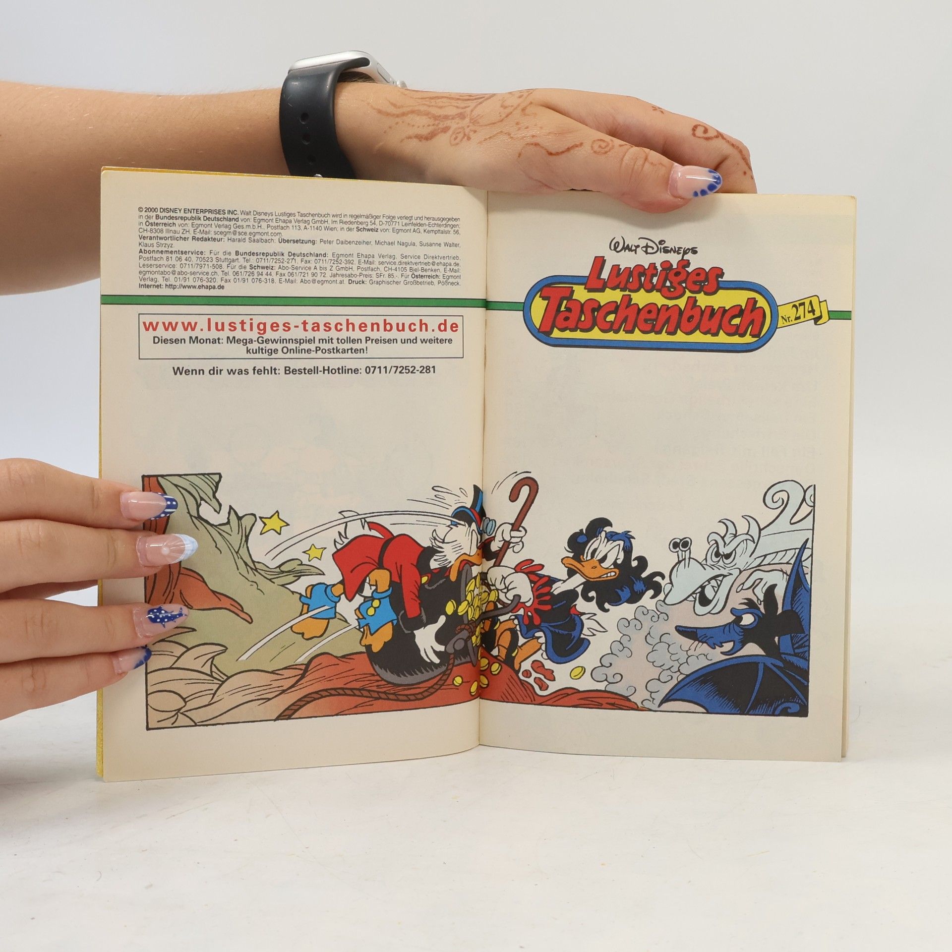 Walt Disney Lustiges Taschenbuch Nr. 274. im Fussballfieber