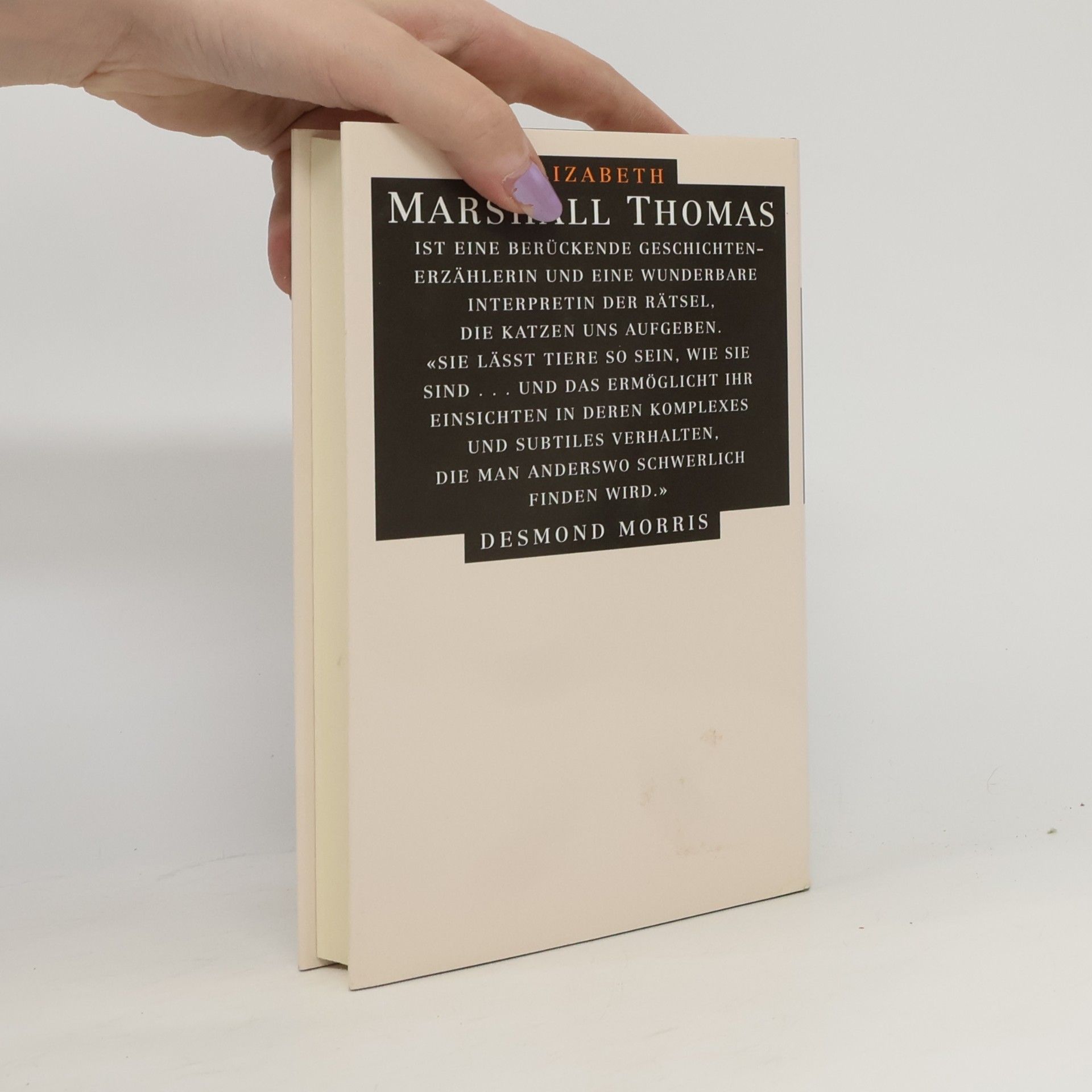 Elizabeth Marshall Thomas Das geheime Leben der Katzen