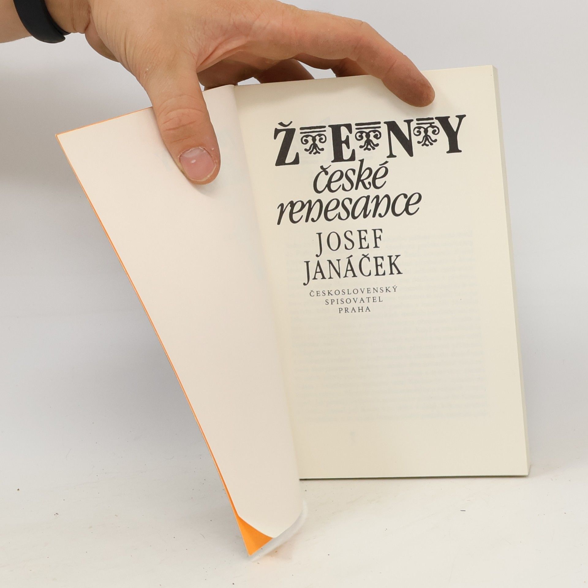 Josef Janáček Ženy české renesance