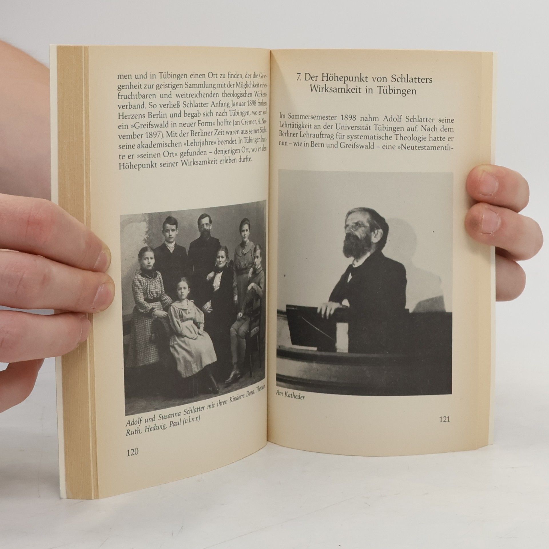 Werner Neuer R. Brockhaus Bildbiographien - 1101: Adolf Schlatter