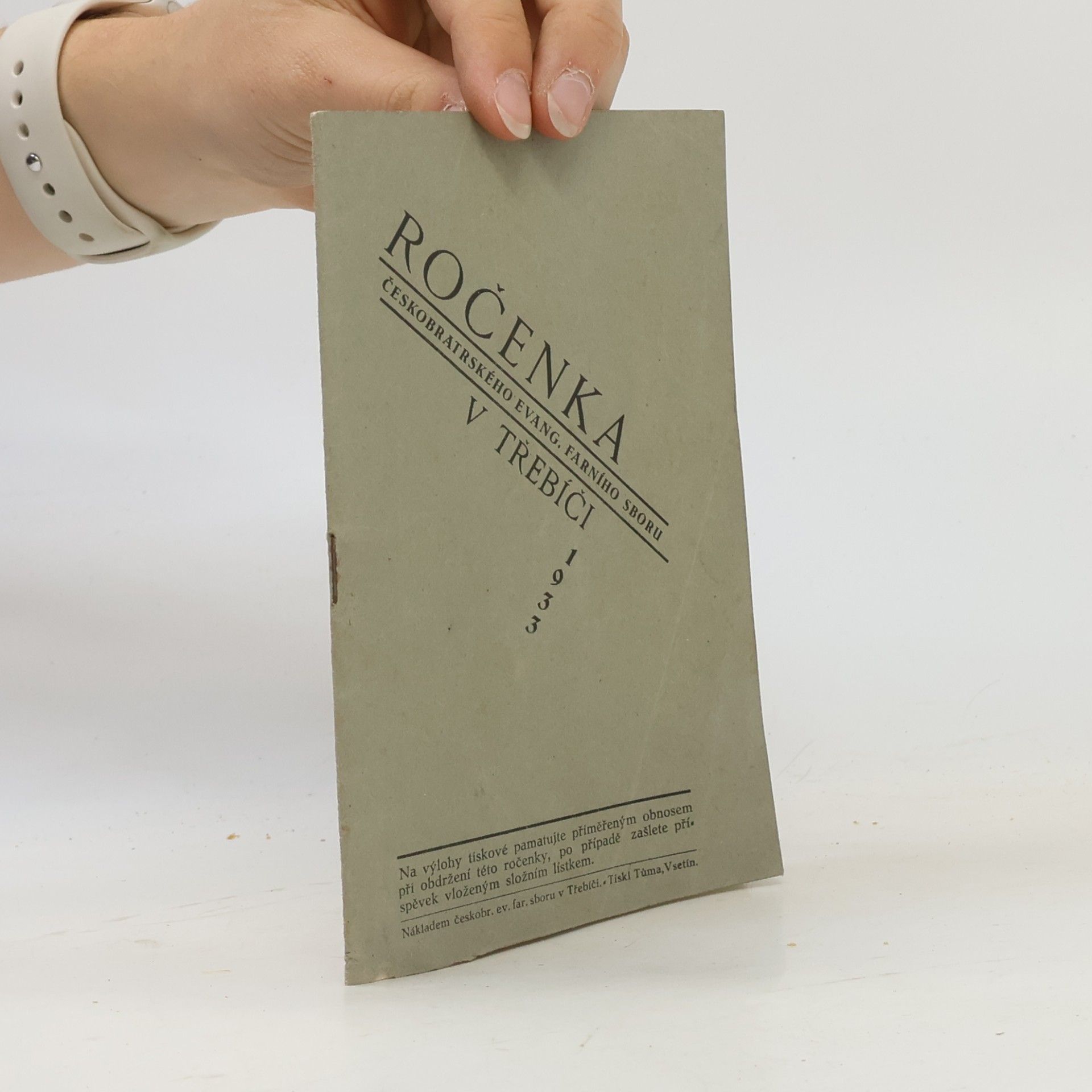 Kolektiv autorů Ročenka Českobratrského evangelického farního sboru v Třebíči