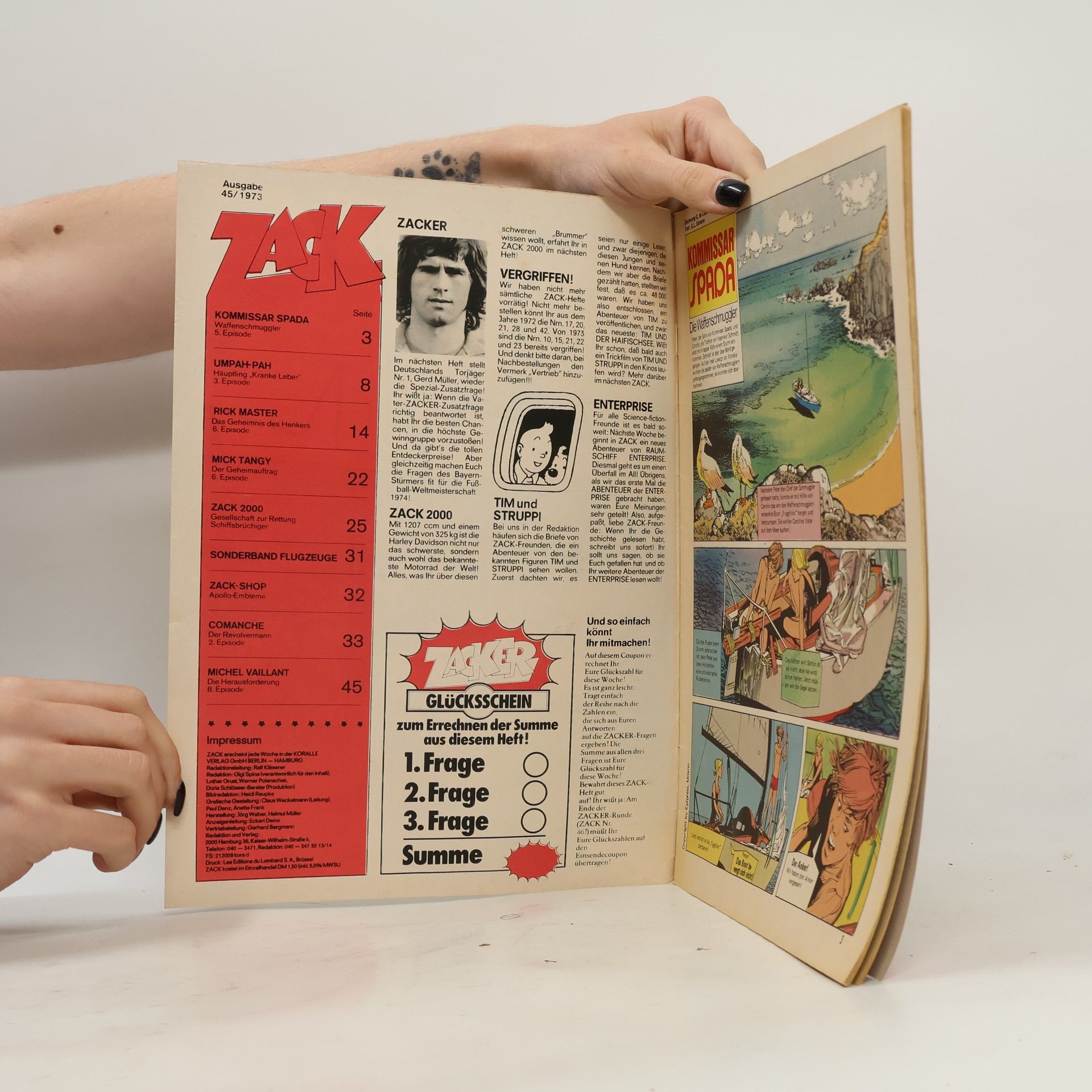 Autorenkollektiv Zack 45.Jede Woche. Spaß. Spannung. Abenteuer