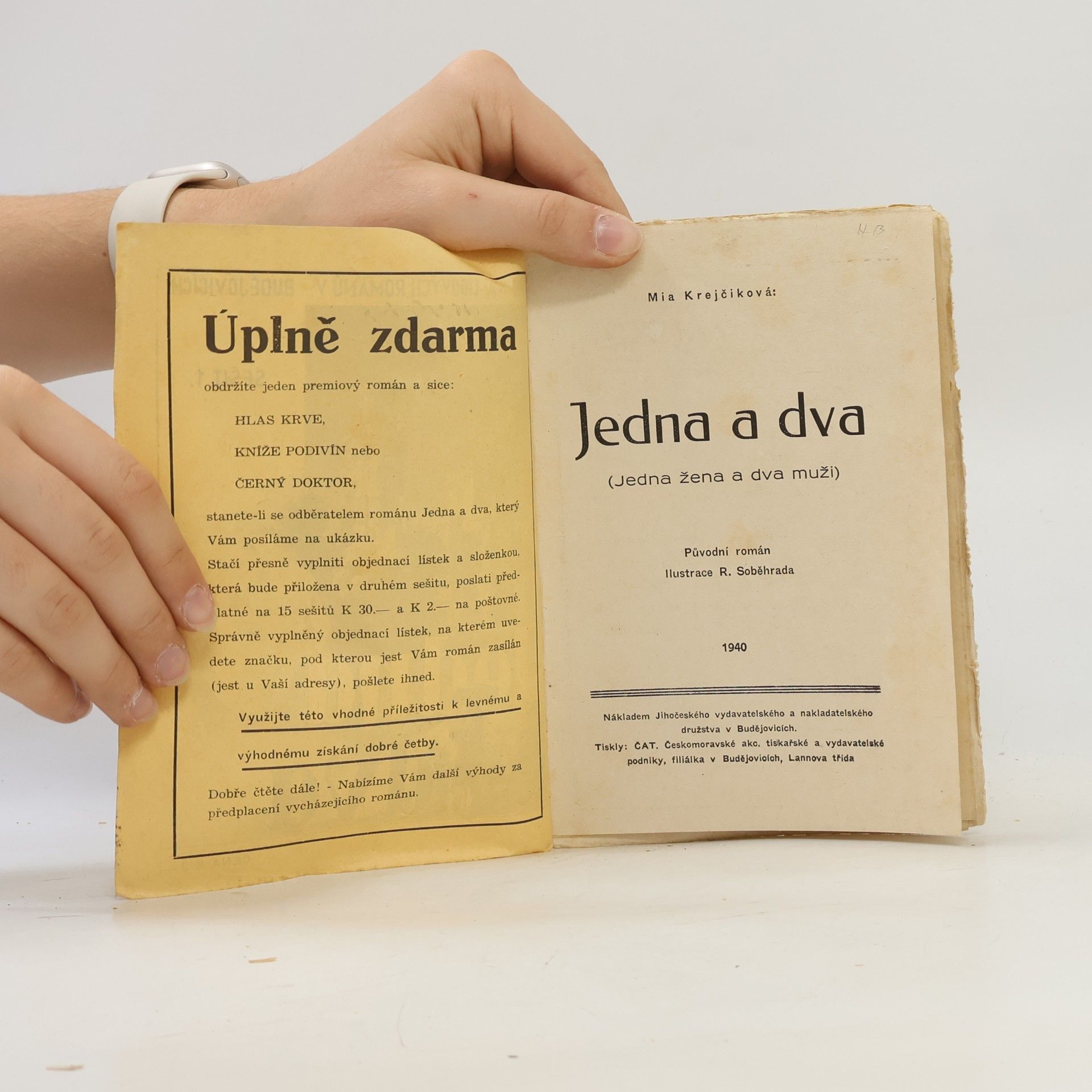 Mia Krejčíková Jedna a dva