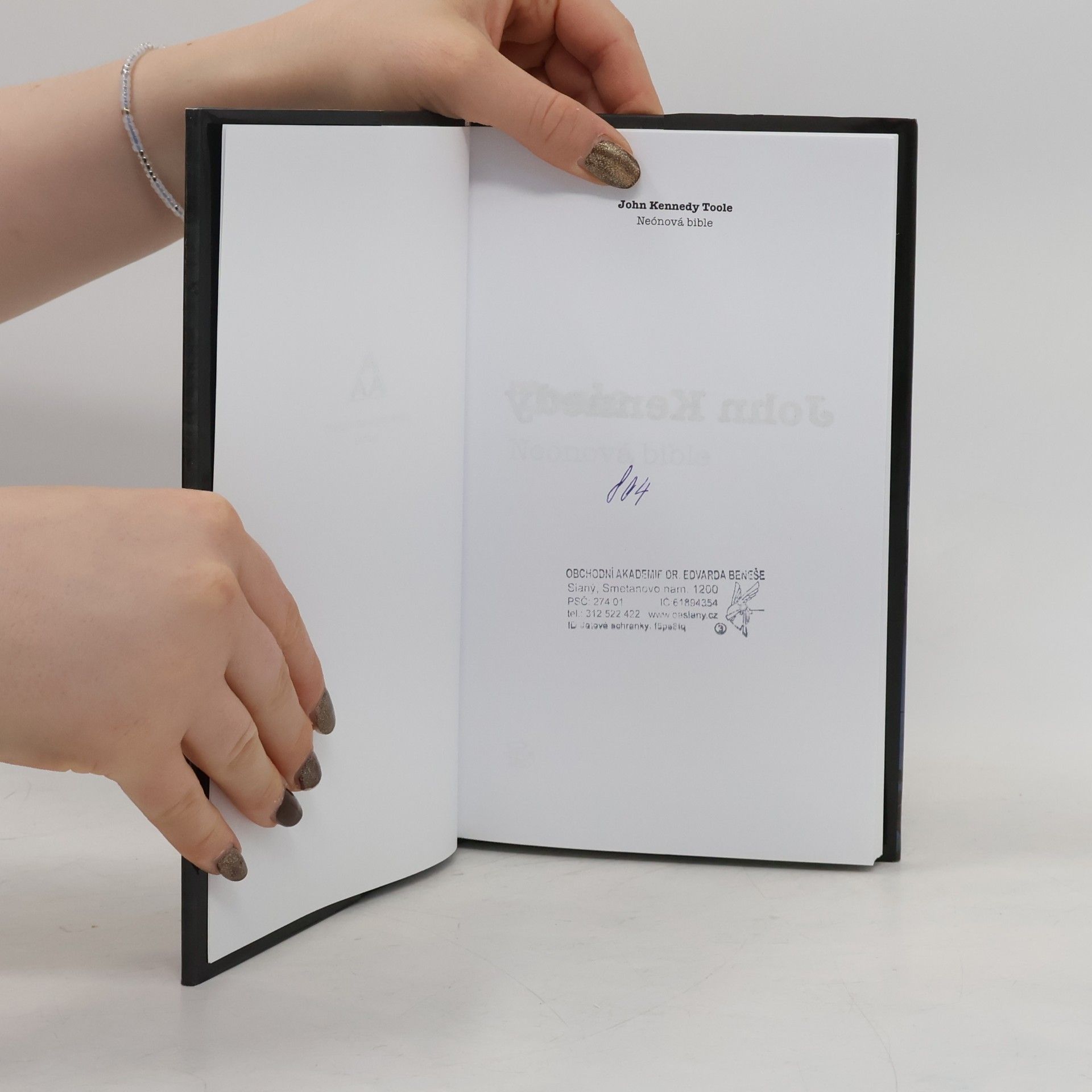 John Kennedy Toole Neónová bible