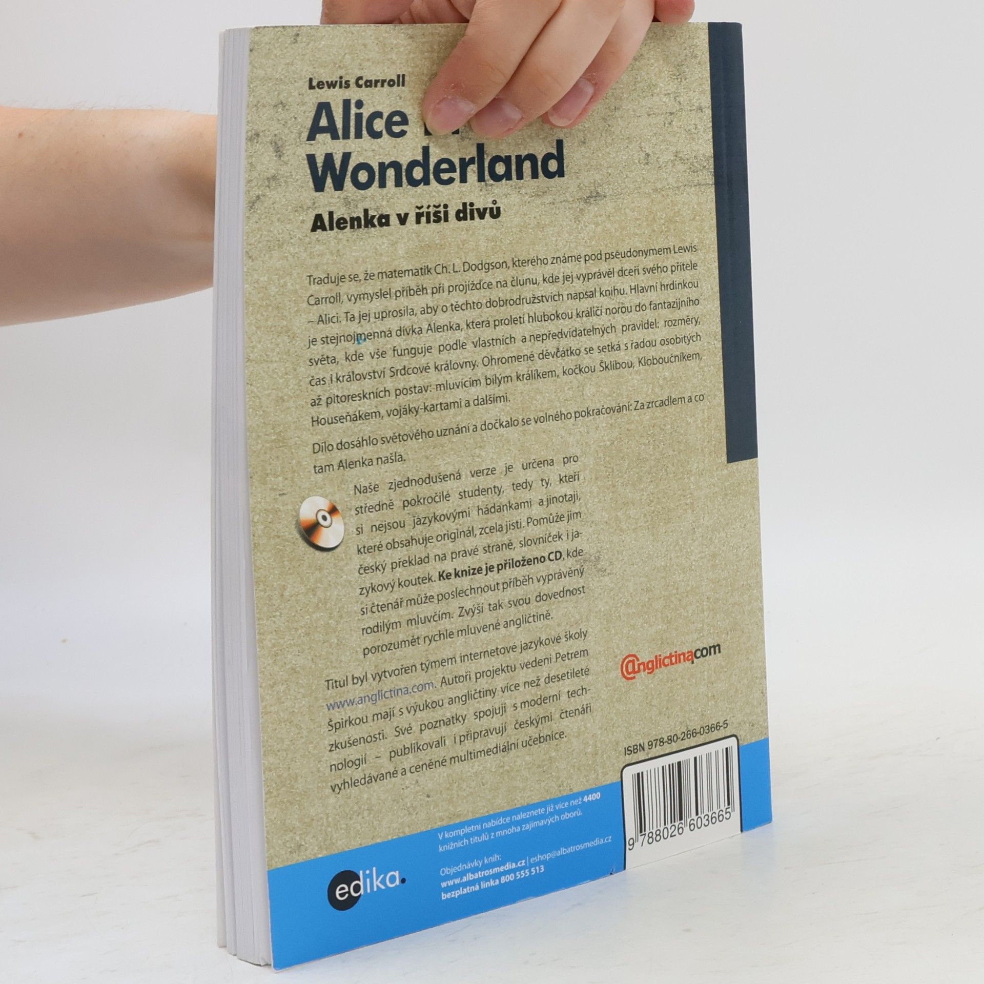 Lewis Carroll Alice in Wonderland = Alenka v říši divů