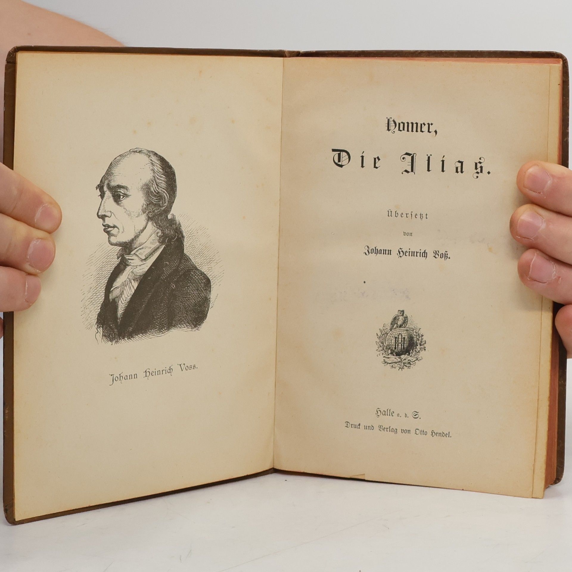 Johann Heinrich Voß Homer, Die Ilias
