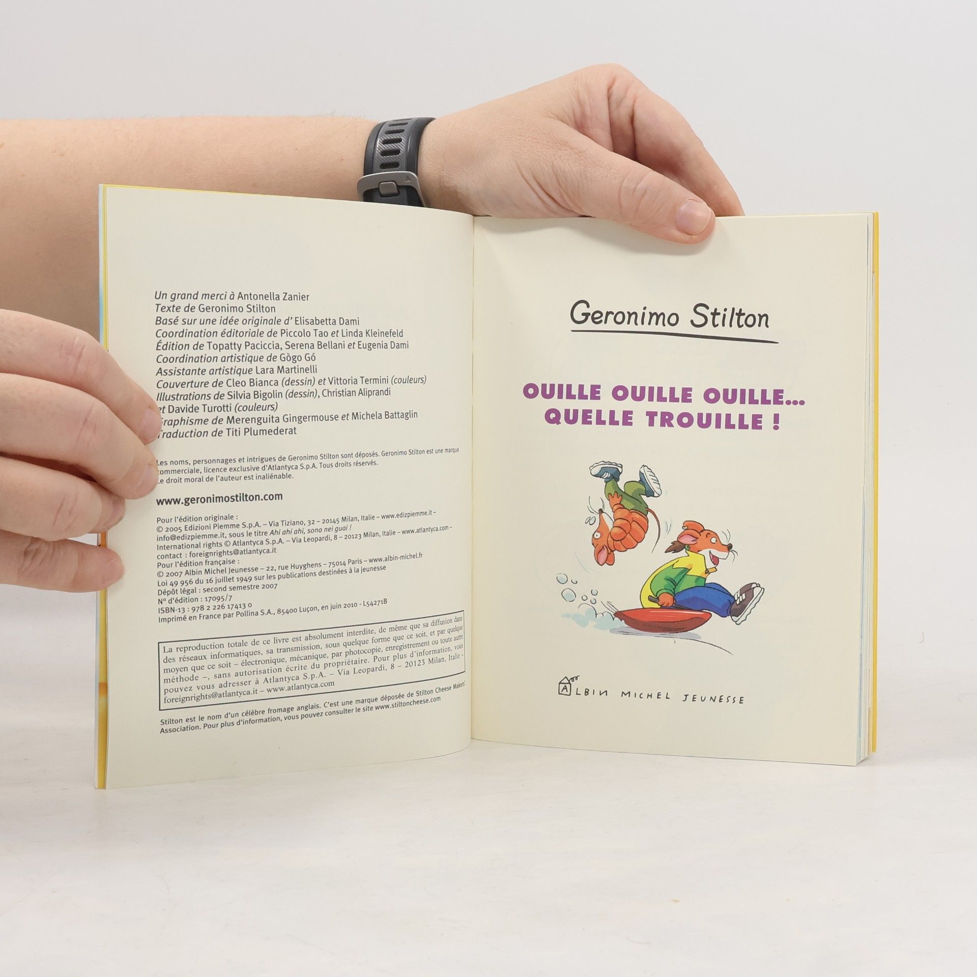 Elisabetta Dami Geronimo Stilton 33. Ouille, ouille, ouille... quelle trouille!