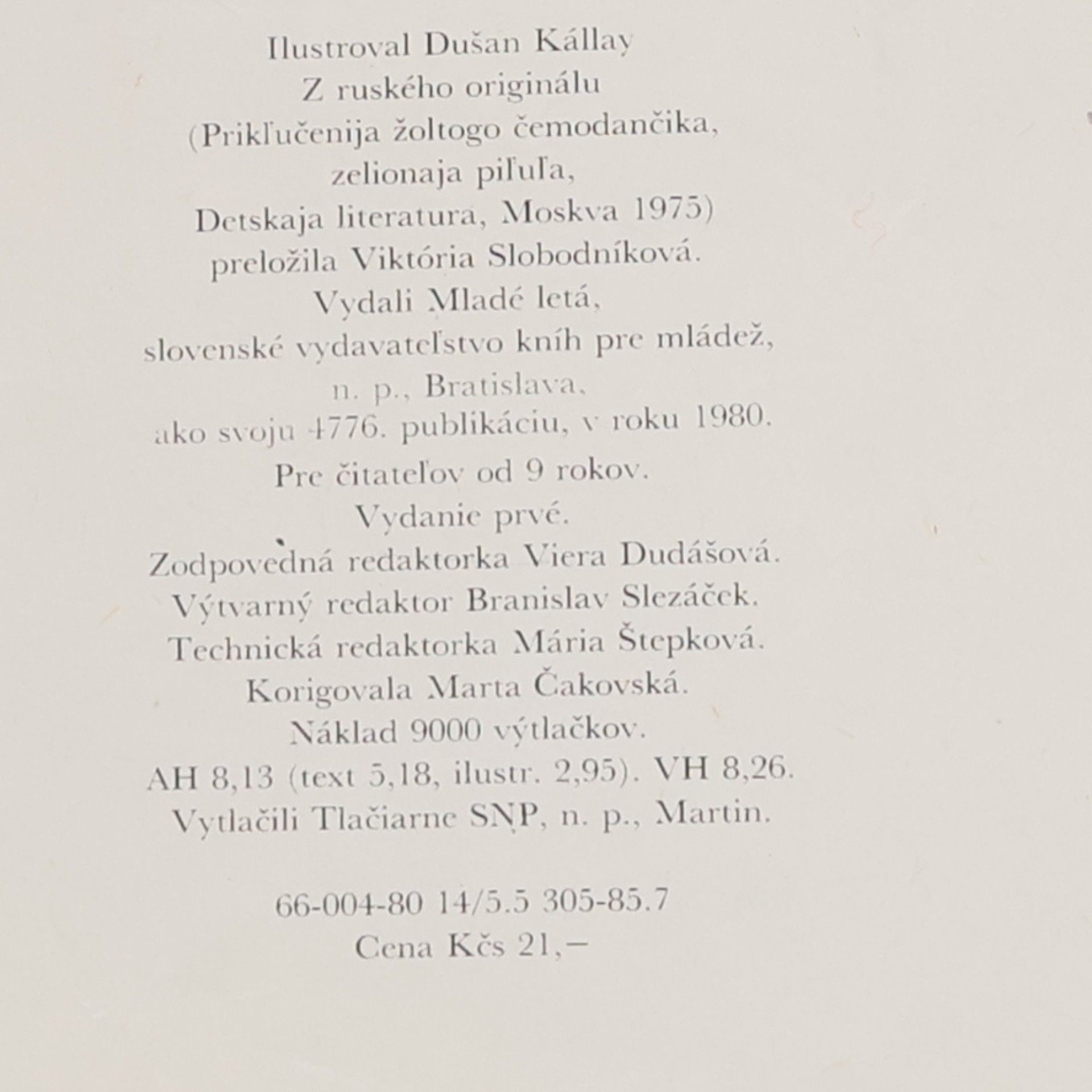 Sofja Prokofjevová Záhada žltého kufríka a zelenej tabletky