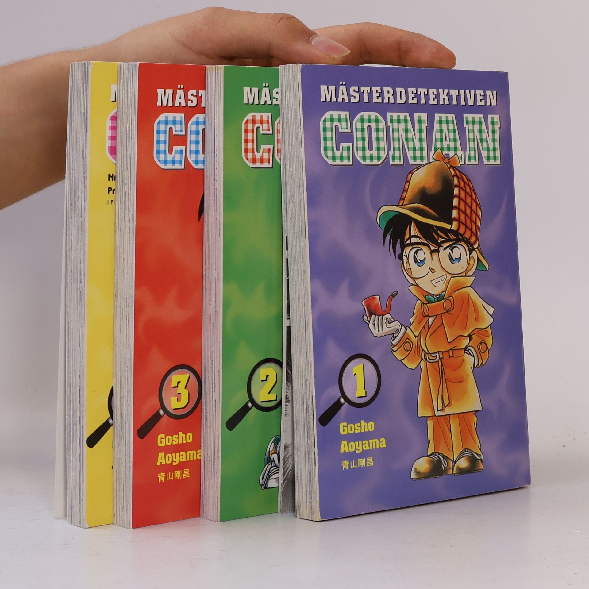 Gosho Aoyma Mästerdetektiven Conan 1-4