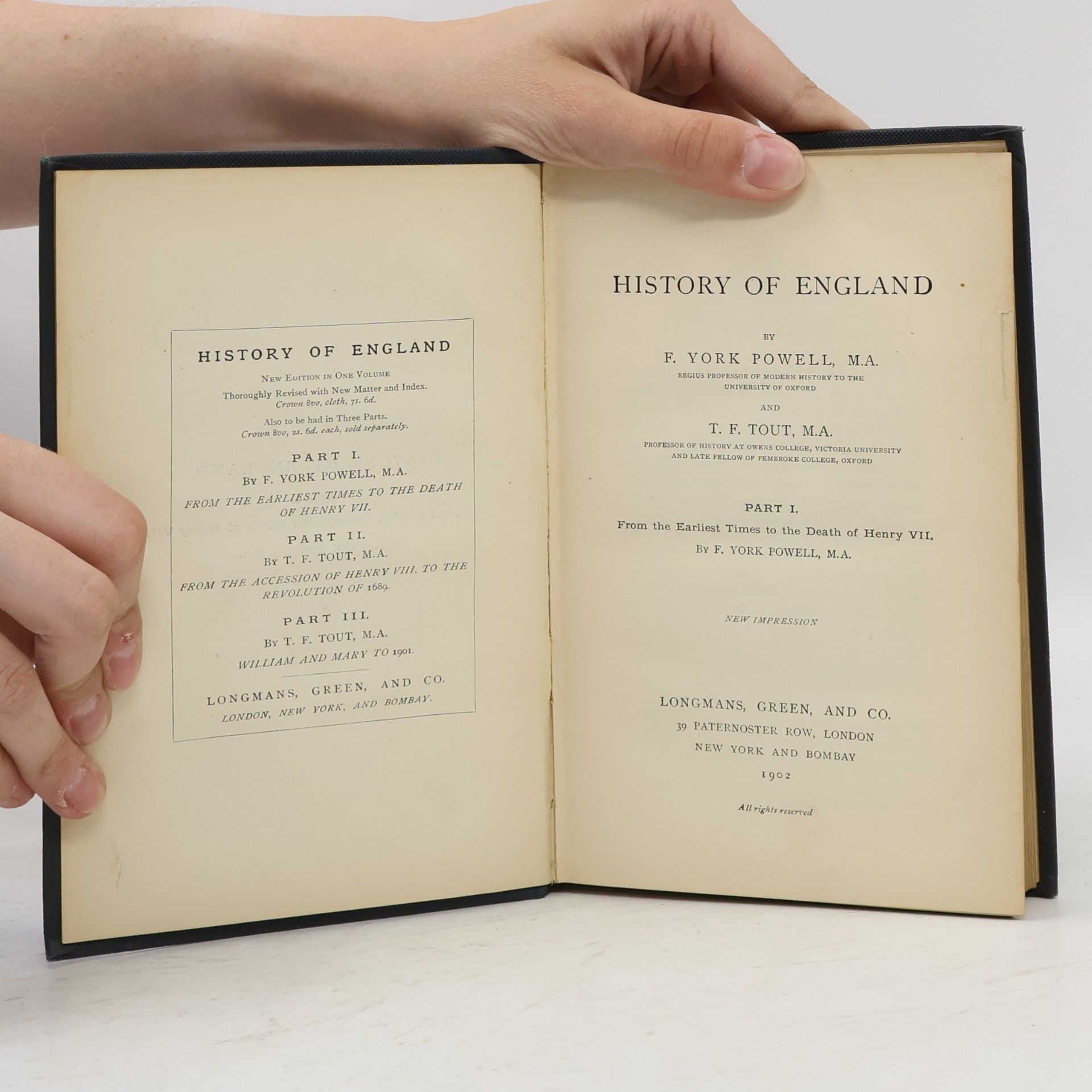 Various authors History of England to 1509 I