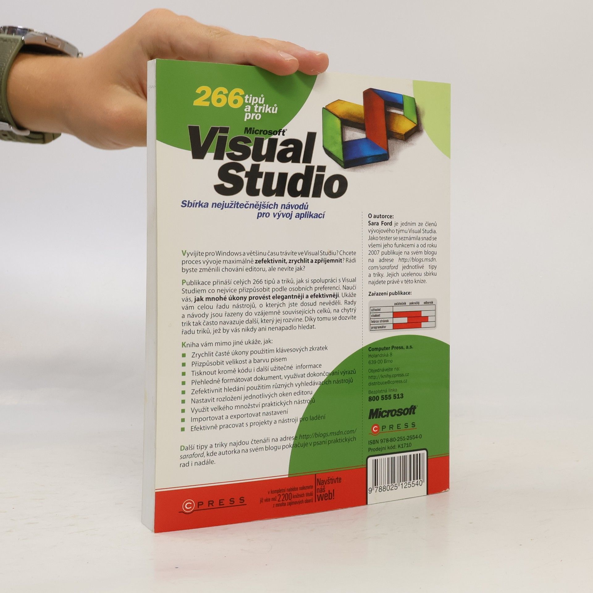 Sara Ford 266 tipů a triků pro MS Visual Studio
