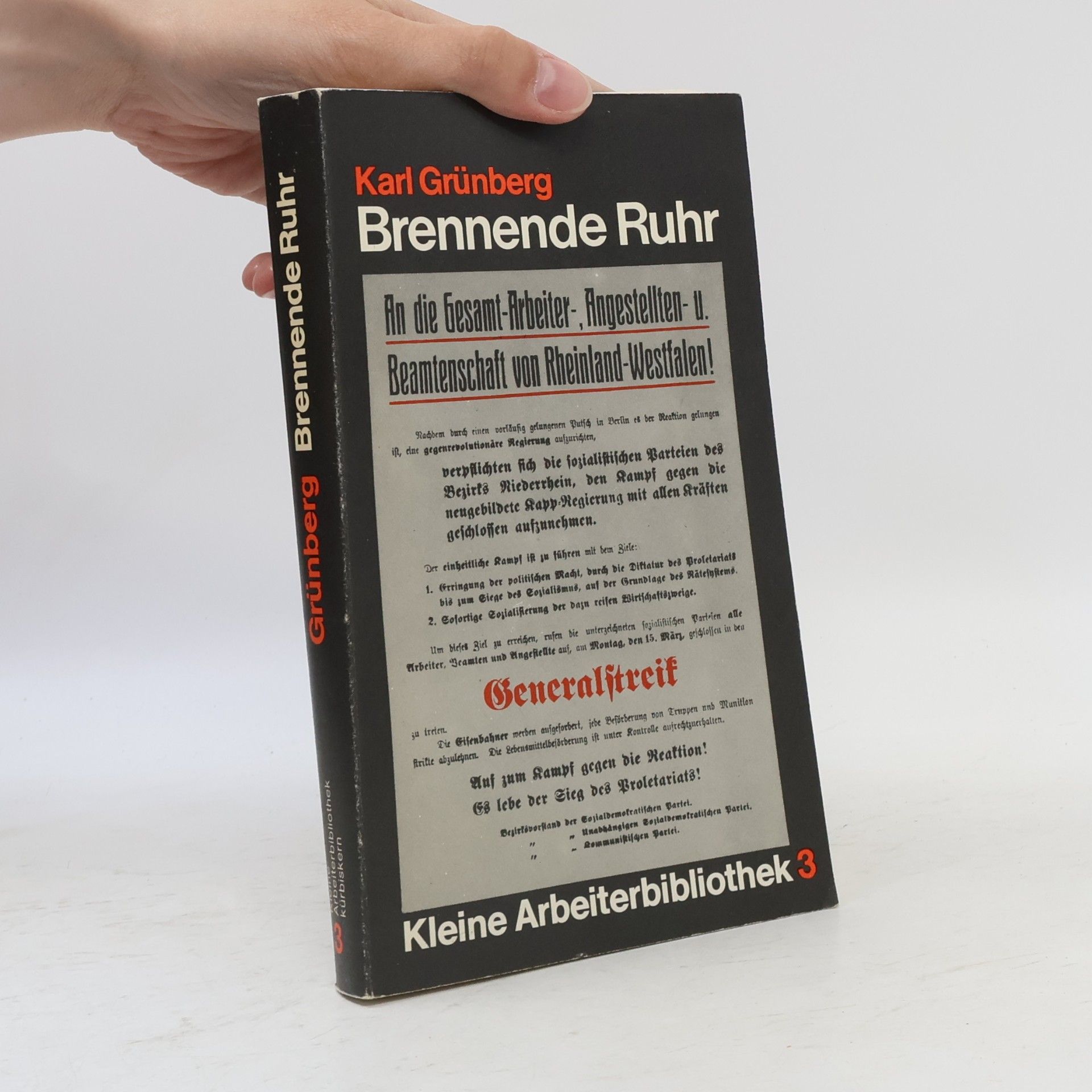 Karl Grünberg Brennende Ruhr