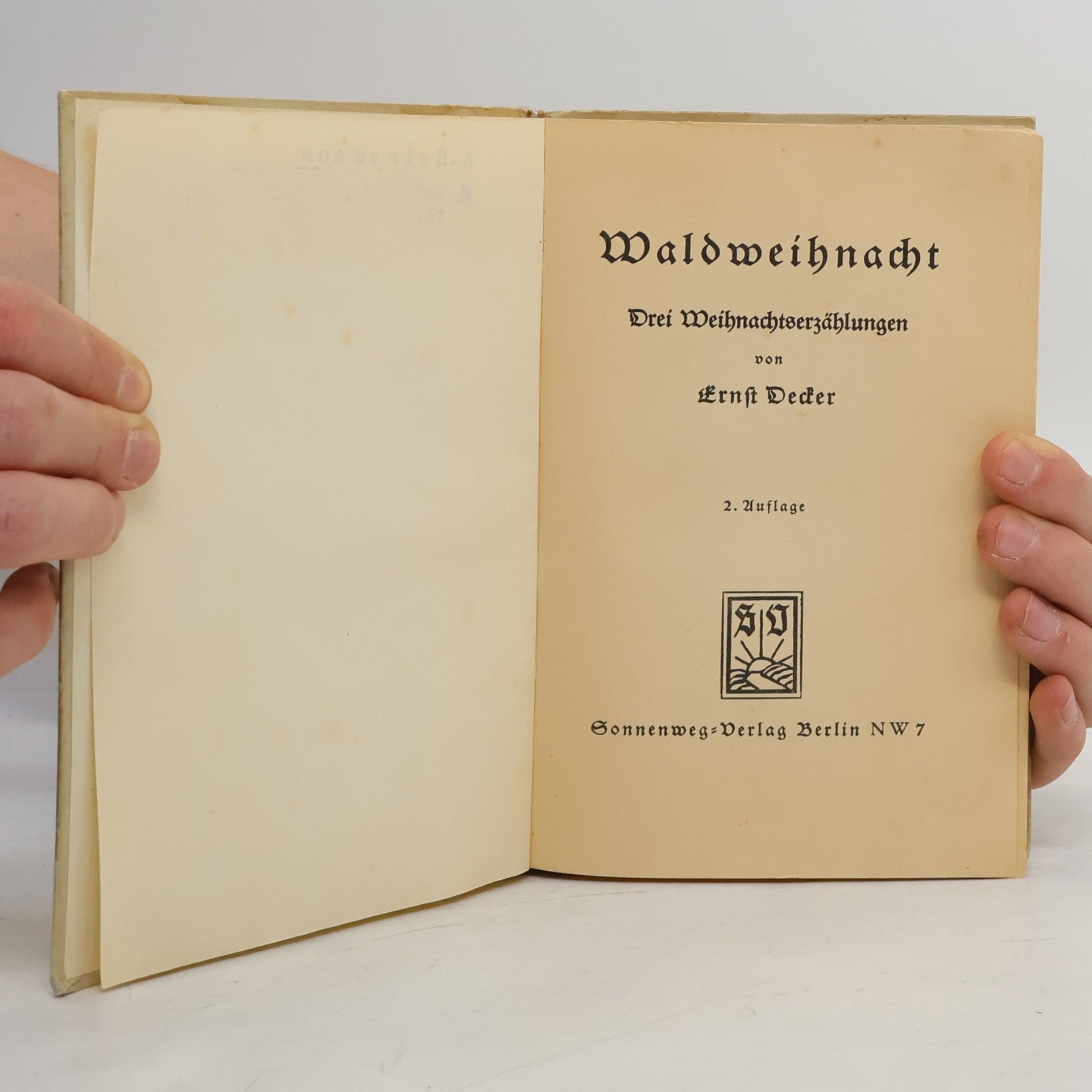 Ernst Decker Waldweihnacht