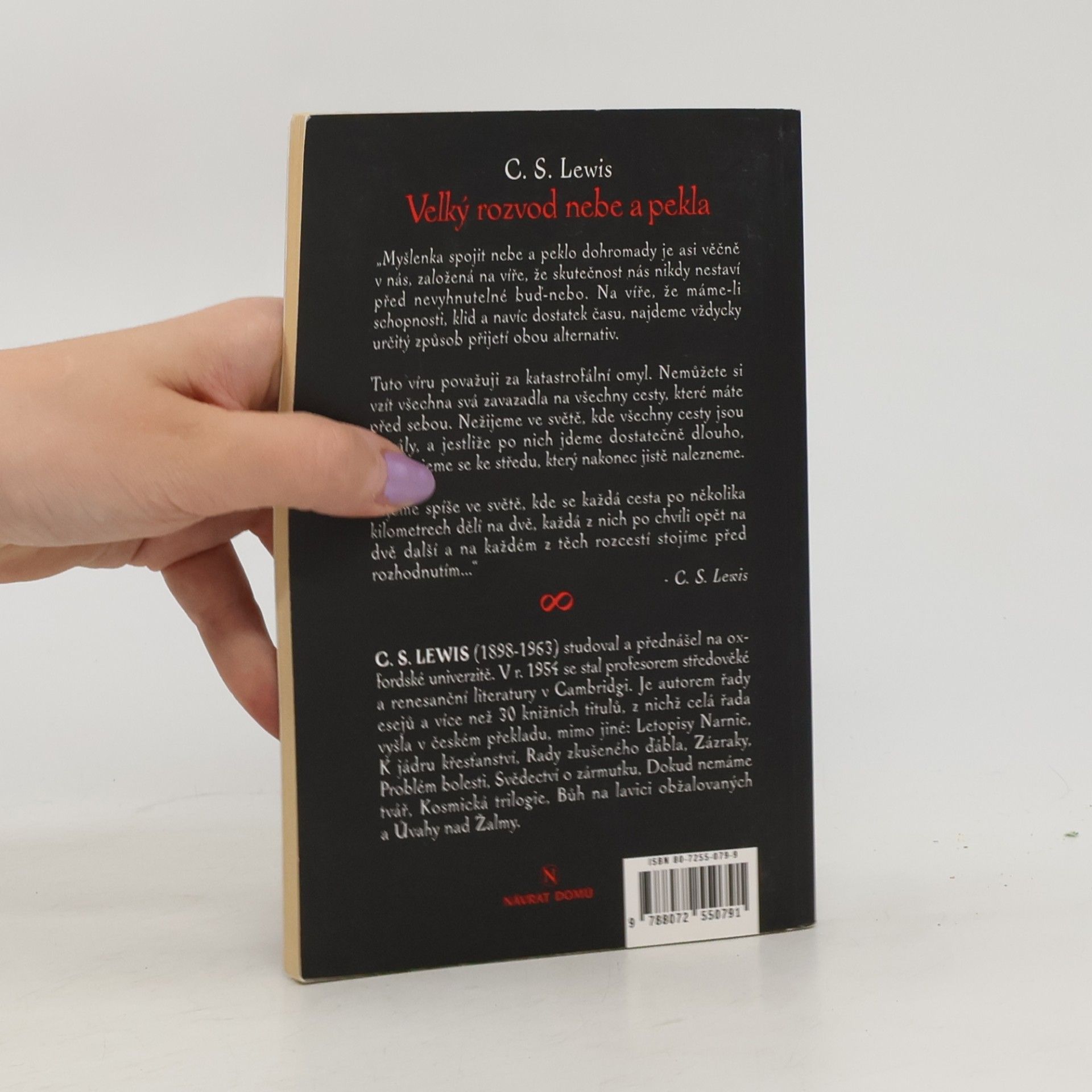 Clive Staples Lewis Velký rozvod nebe a pekla
