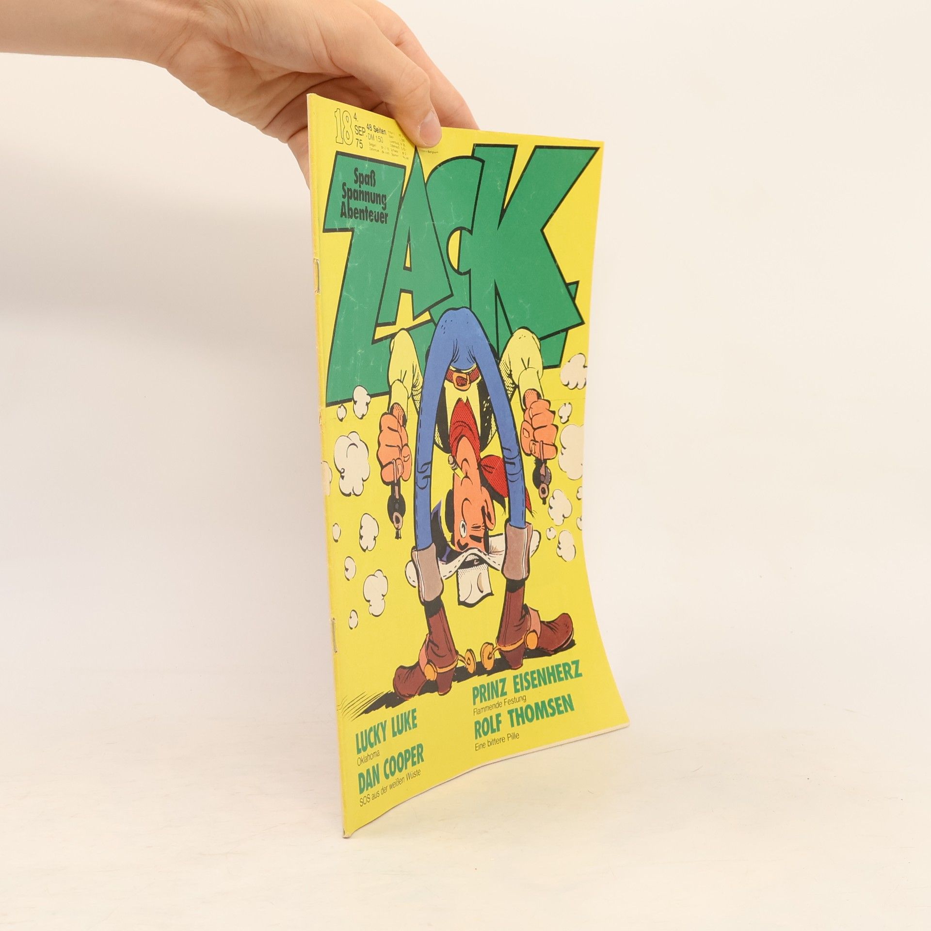Kolektiv autorů Spaß Spannung Abenteuer Zack 18/1975